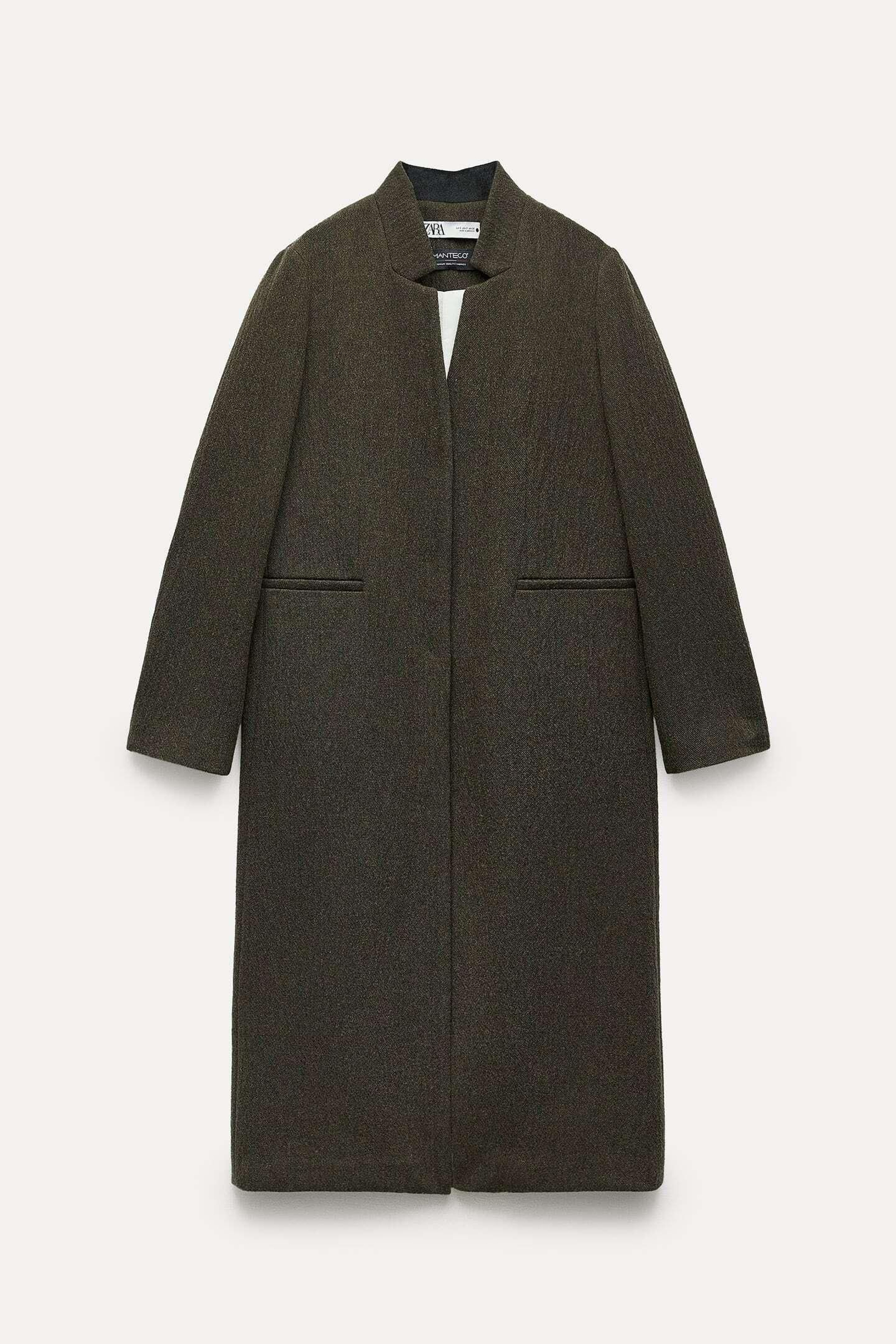 Abrigo de lana de Manteco de Zara.