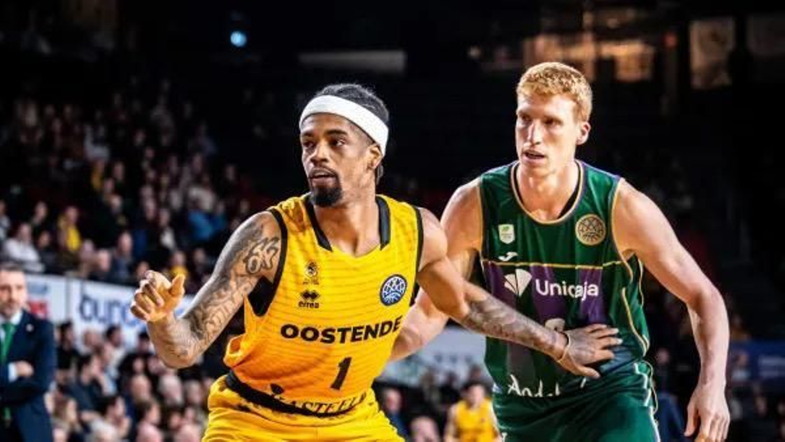 El Filou Oostende-Unicaja, en fotos