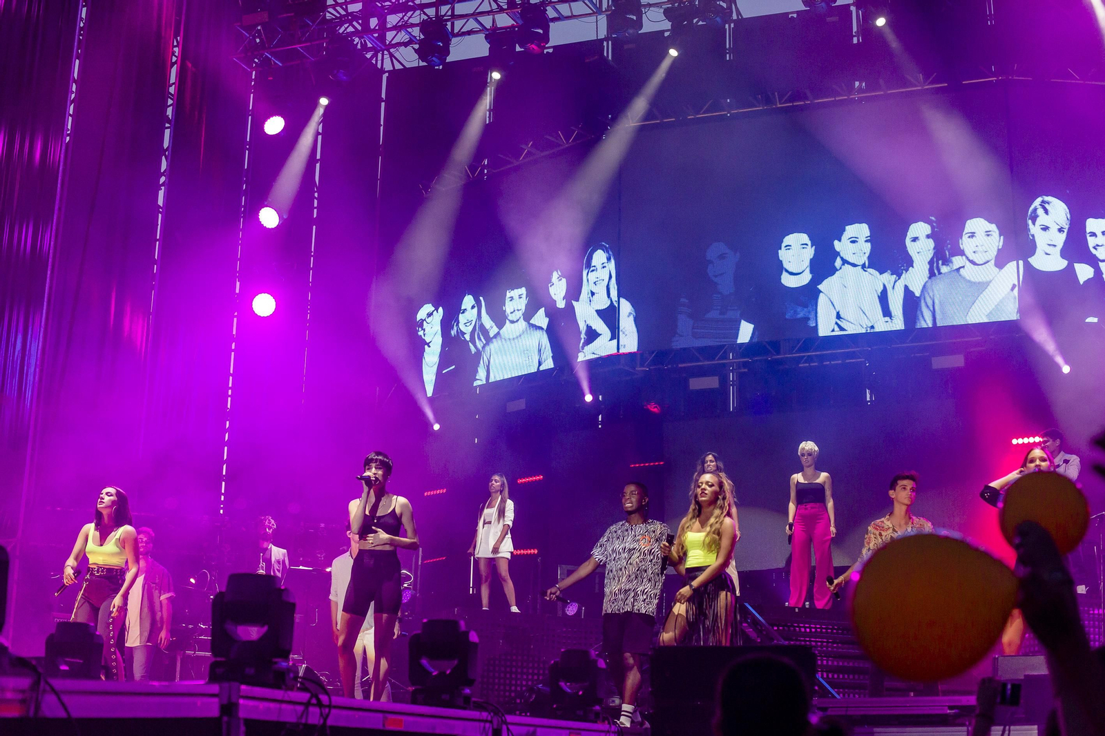 Concierto de Operación Triunfo en el Muelle de Cádiz
