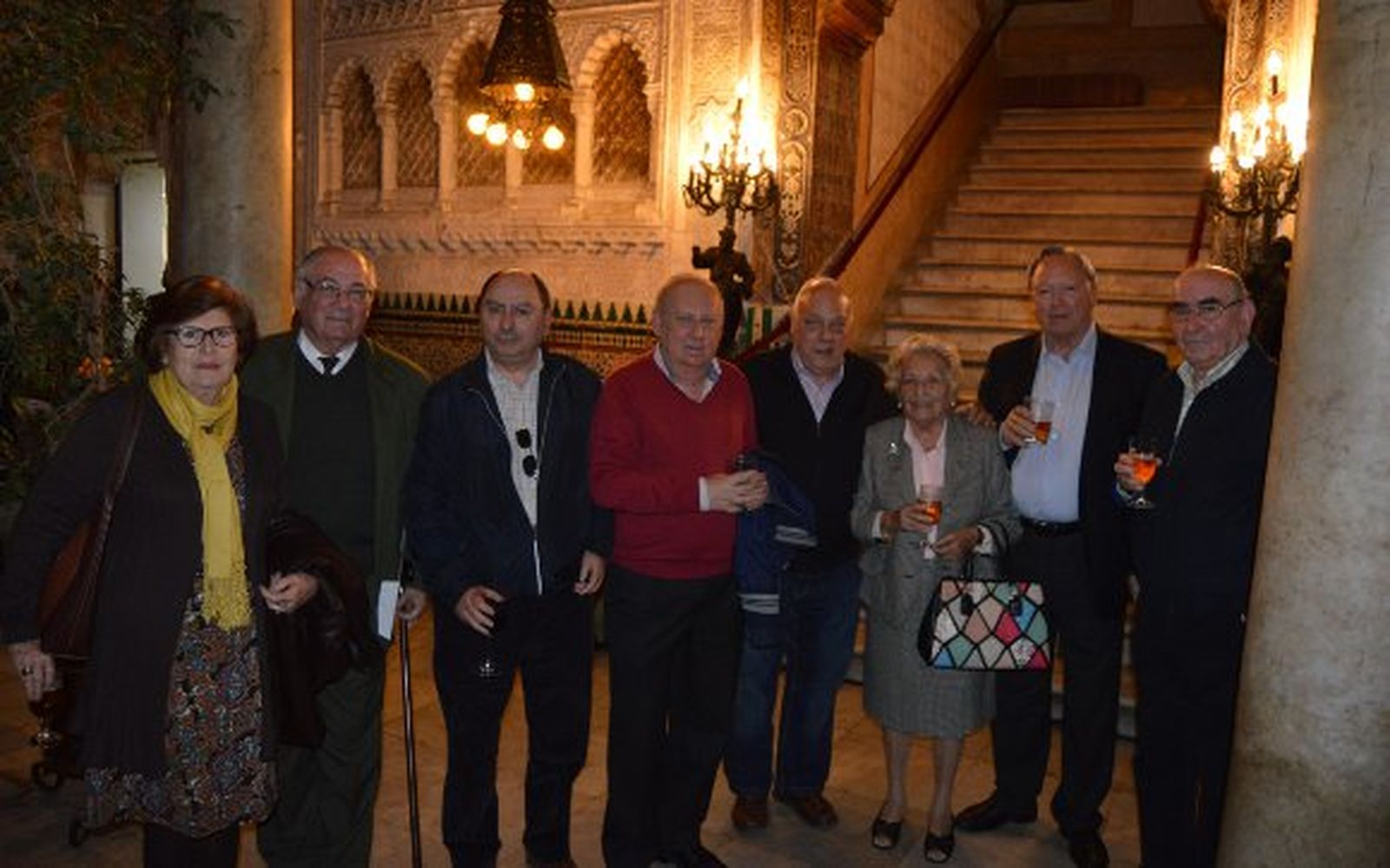 Carmen Barragán, José Luis Suárez, Julio Molina Font, Valentín Lasanta, Guillermo Boto, Luisa Gessa, Baldomero Andrade y Paco Sanz.

Foto: Ignacio Casas de Ciria