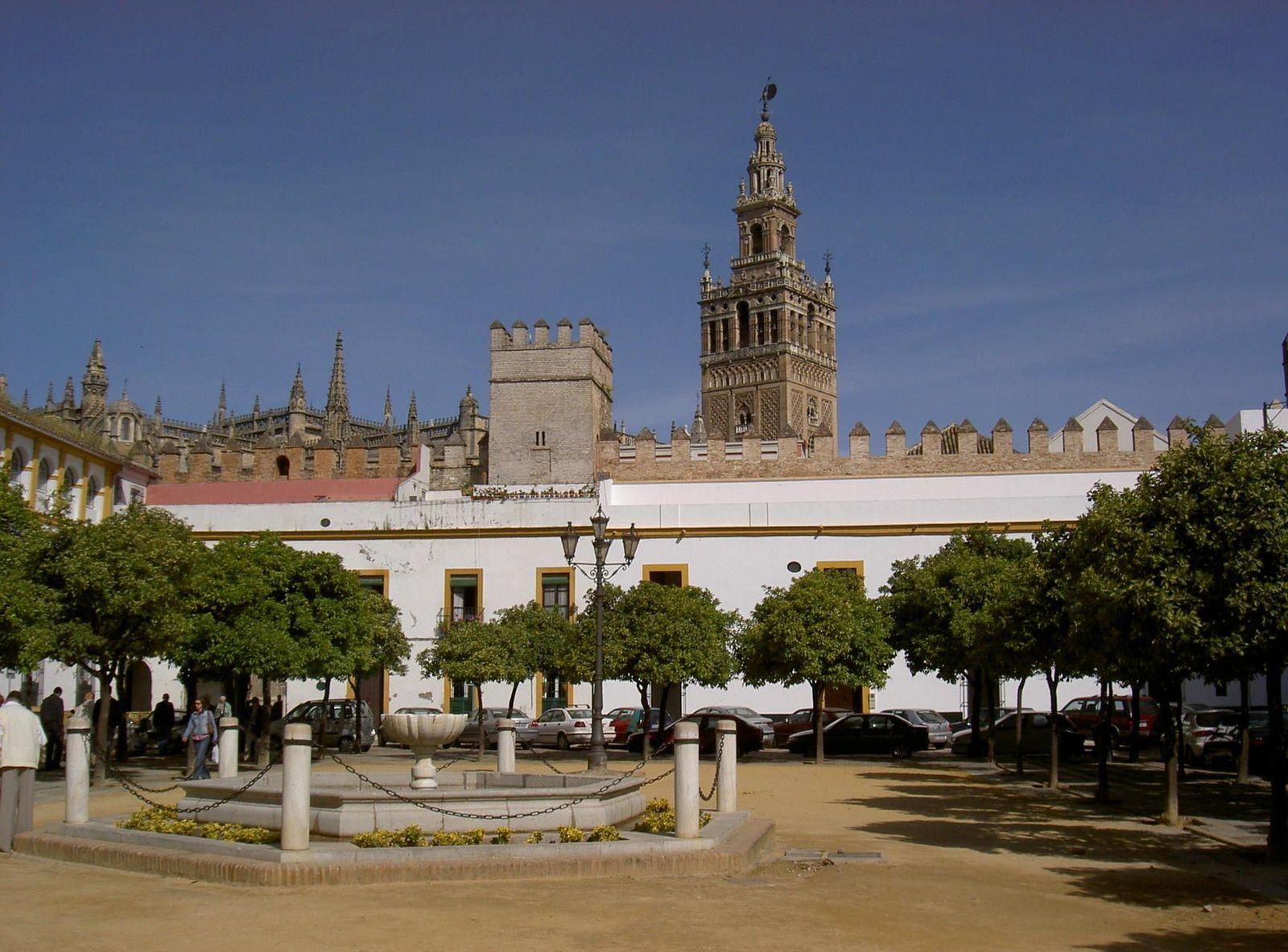 La fuente del Patio de Banderas. ¿Recuerdan?