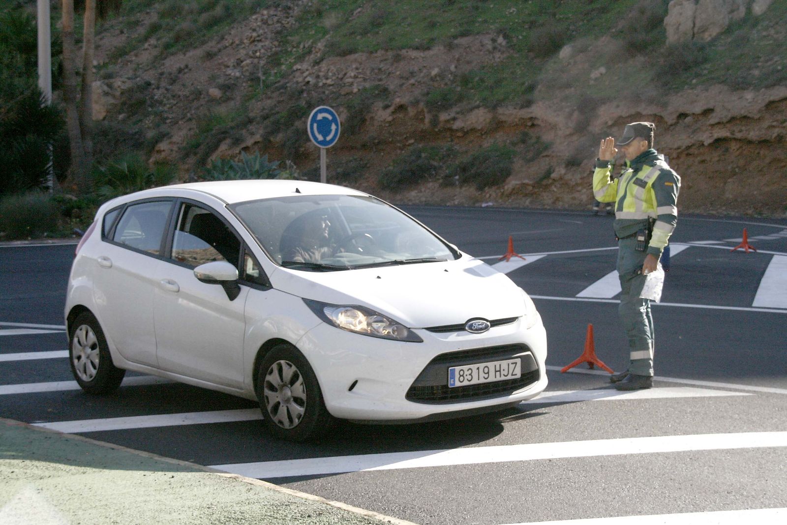 Un control de la Guardia Civil.