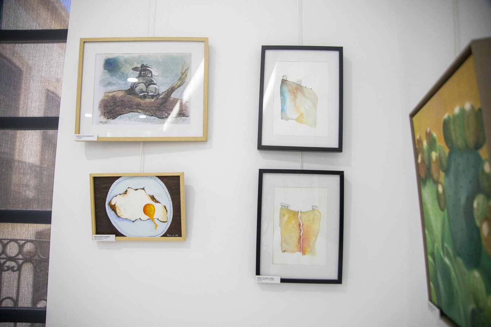 Las imágenes de la exposición de arte de la Escuela de Artepintura de Almería