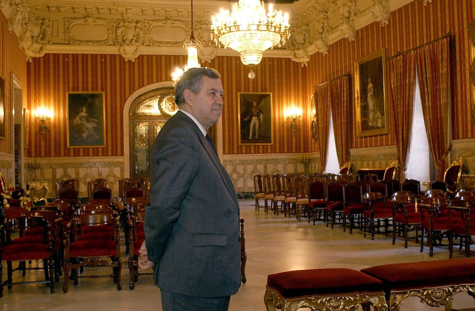 Mauricio Domínguez y Domínguez-Adame, en el Ayuntamiento de Sevilla
