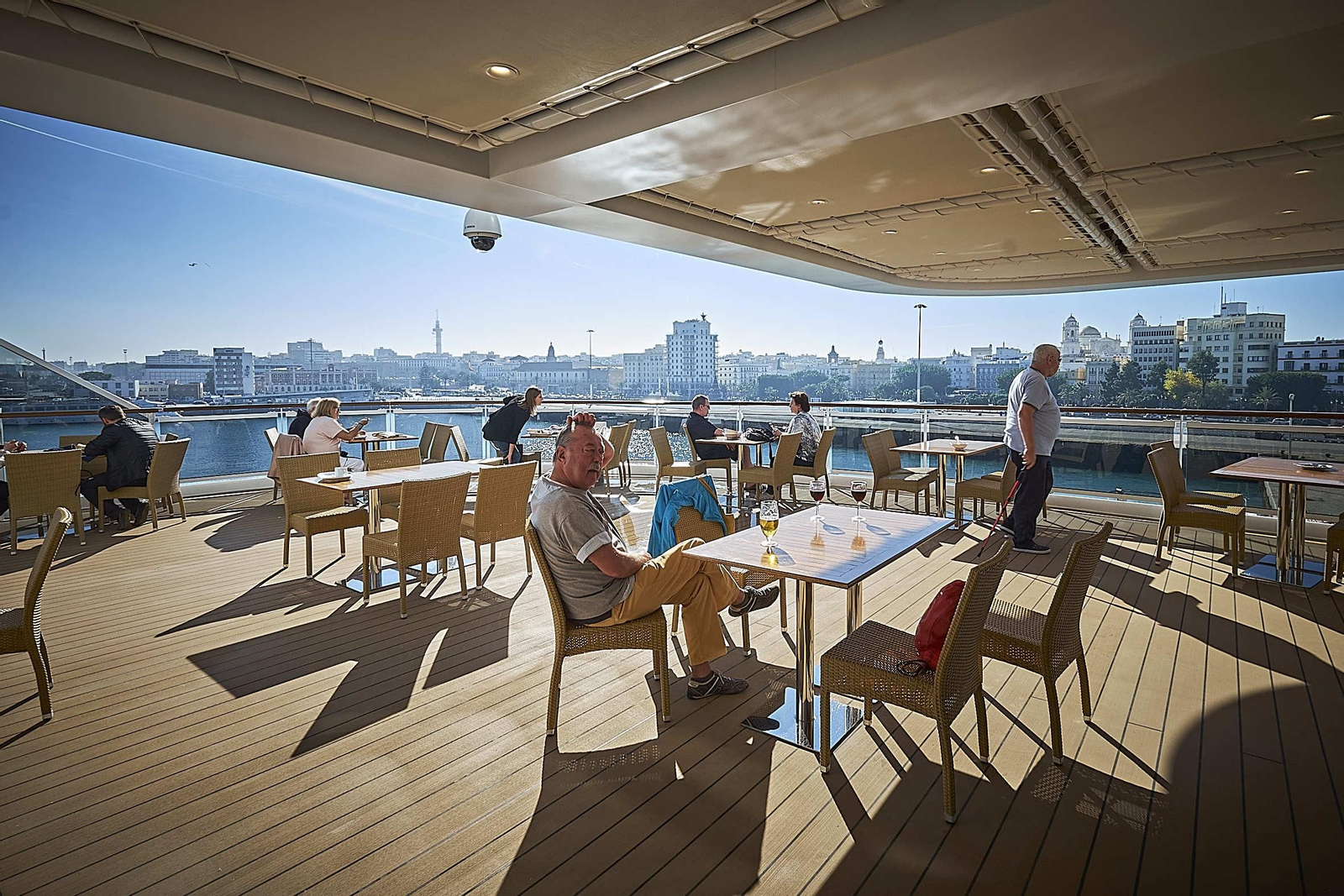 Primera escala en Cádiz del crucero MSC Seaside