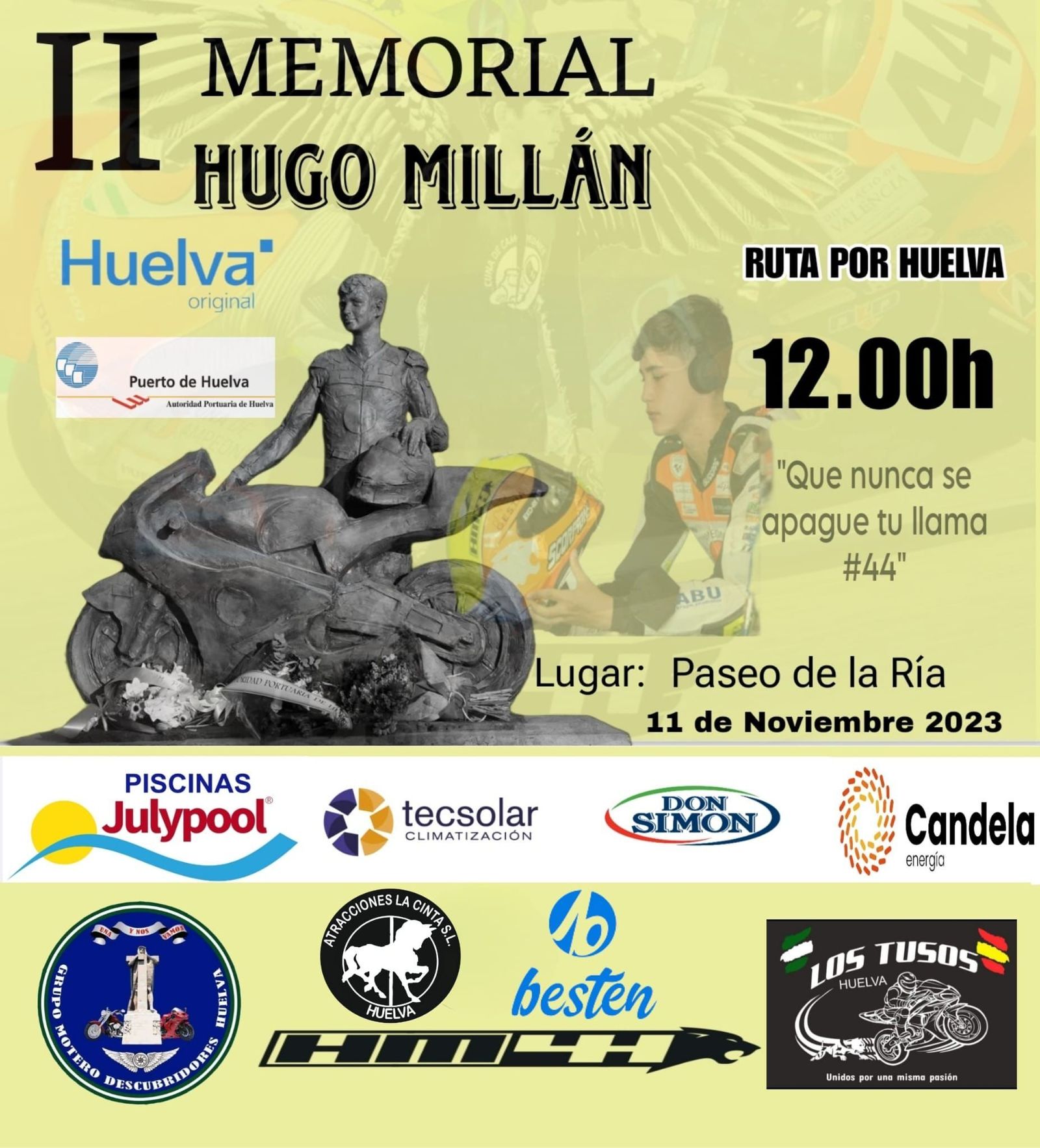 Cartel del II Memorial Hugo Millán.