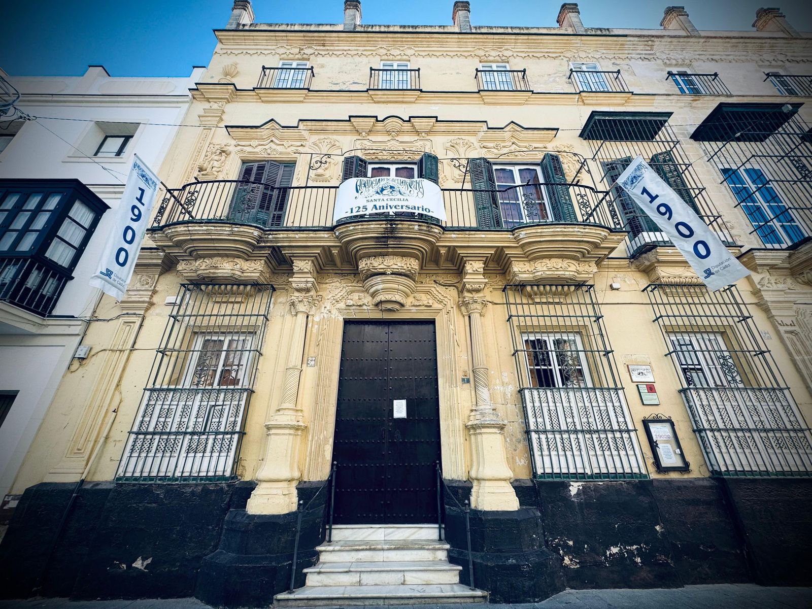 La sede de la Academia de Bellas Artes Santa Cecilia, en la calle Pagador.