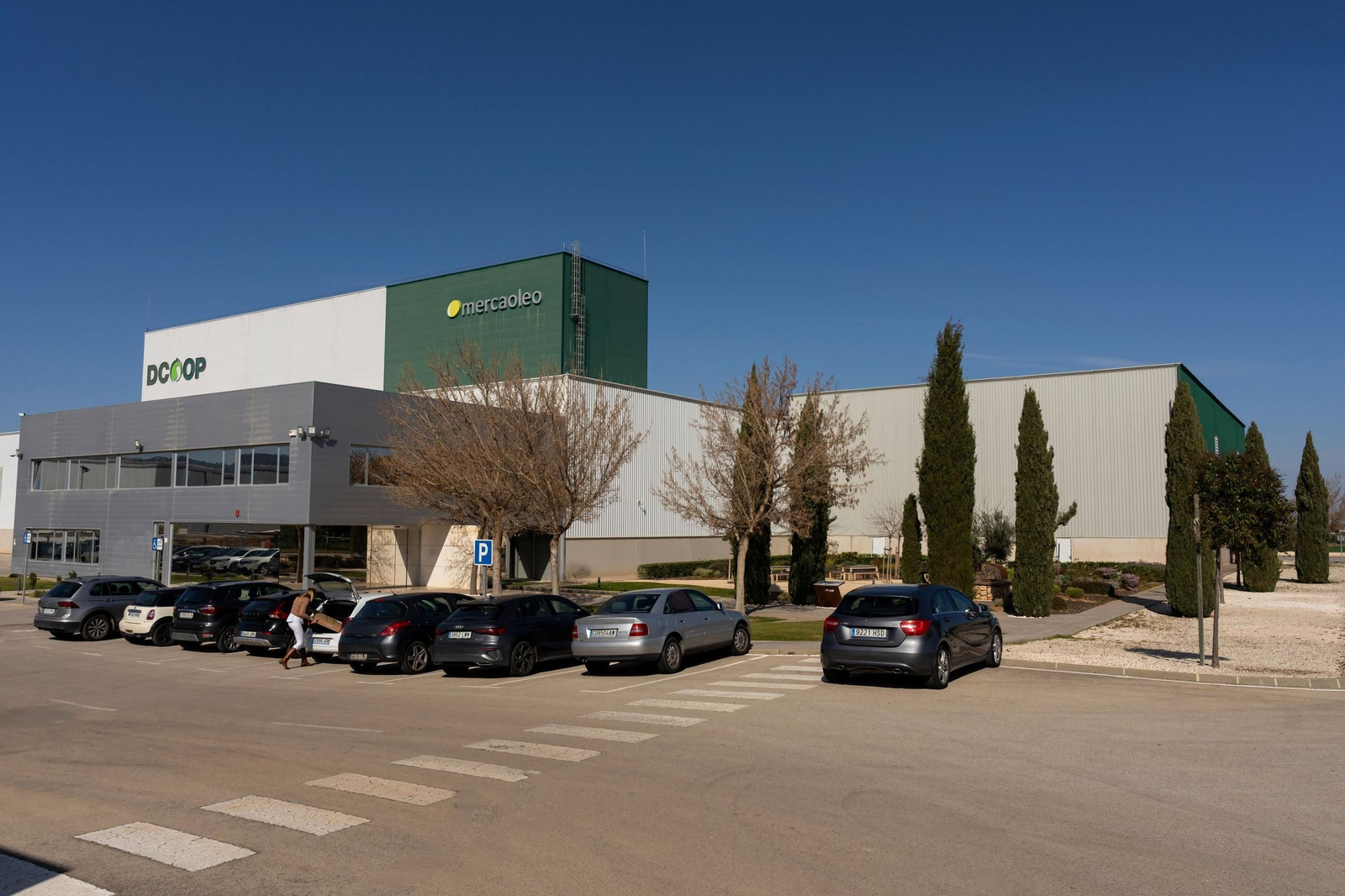 Instalaciones de la envasadora de Dcoop Mercaóleo en Antequera