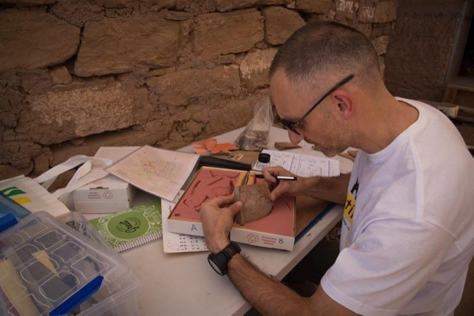 Imágenes de la última campaña del equipo liderado por Alejandro Jiménez en la necrópolis de Qubbet el-Hawa.