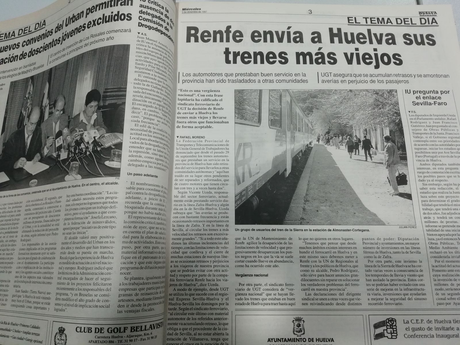 Página del periódico.