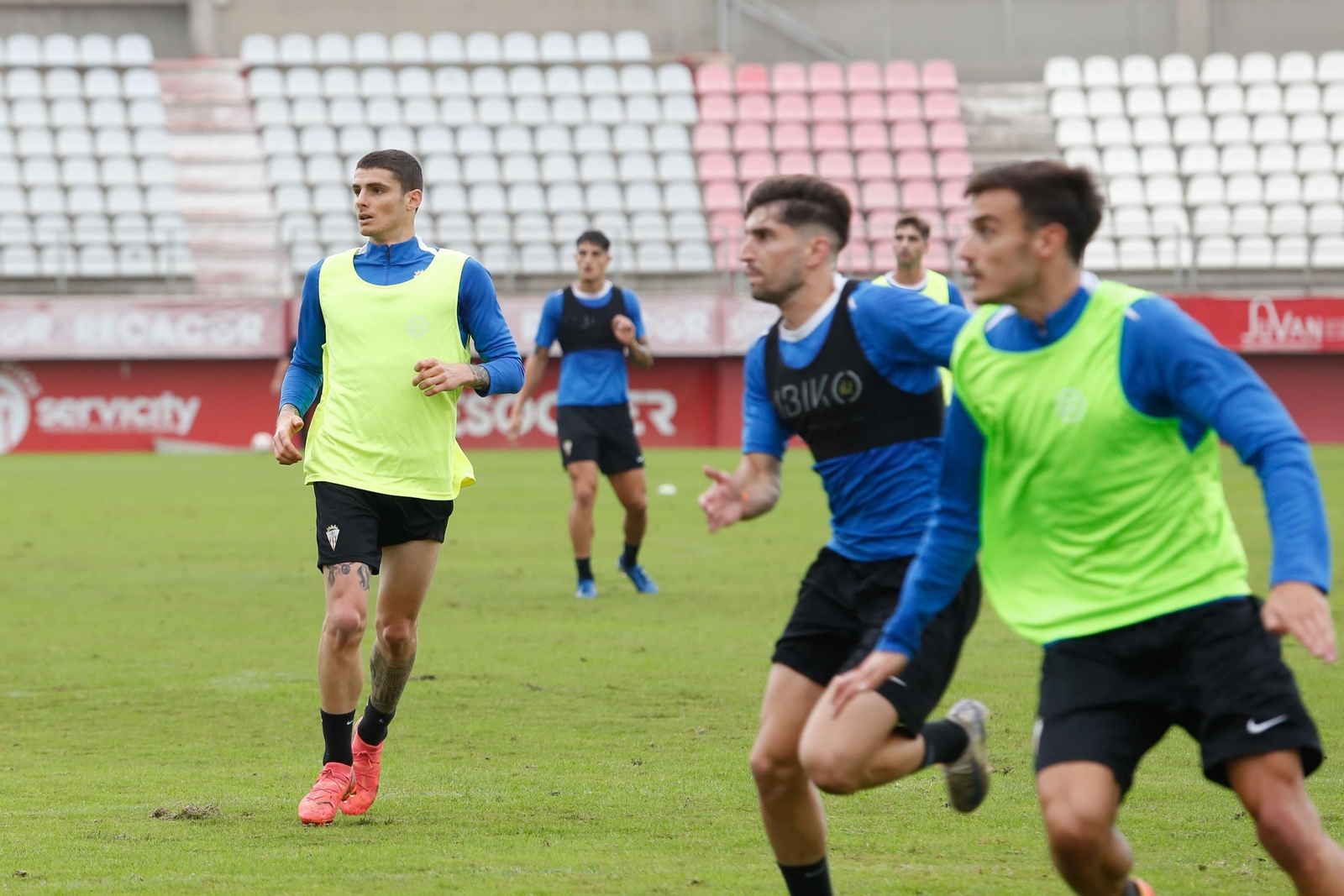 El entrenamiento del Algeciras CF antes de la visita al Recreativo de Huelva