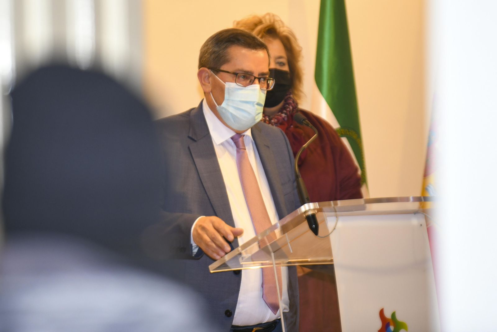 El dirigente de los socialistas granadinos y presidente de la institución provincial.