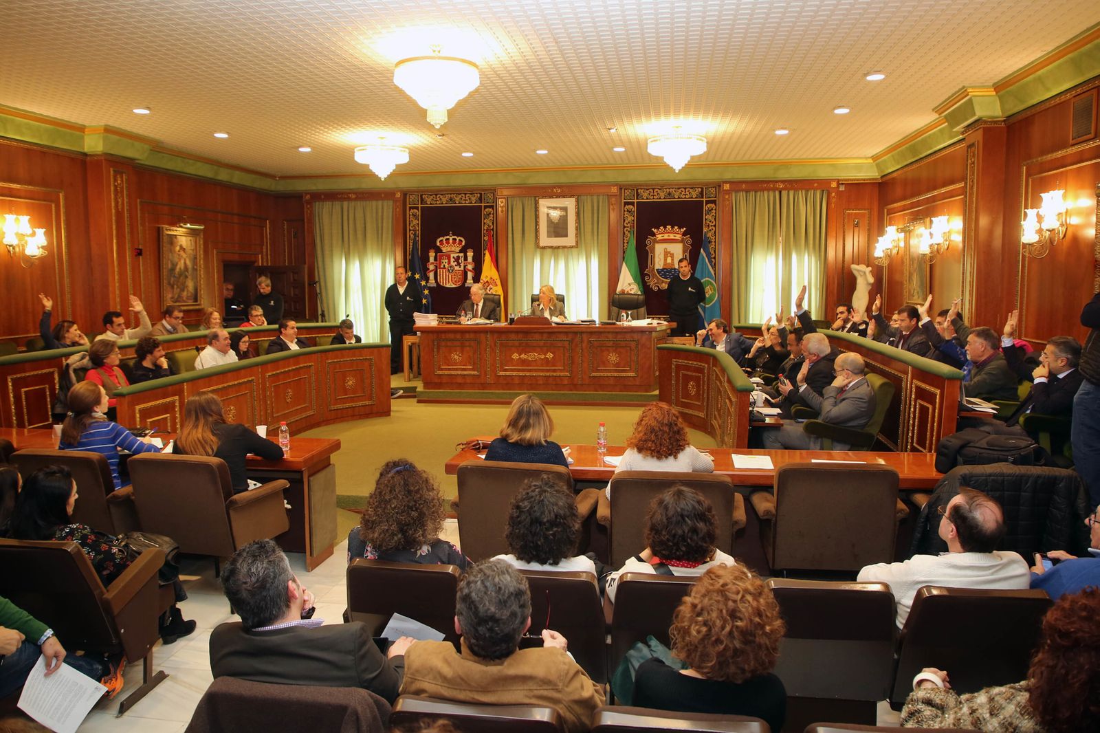 Pleno del Ayuntamiento de Marbella.