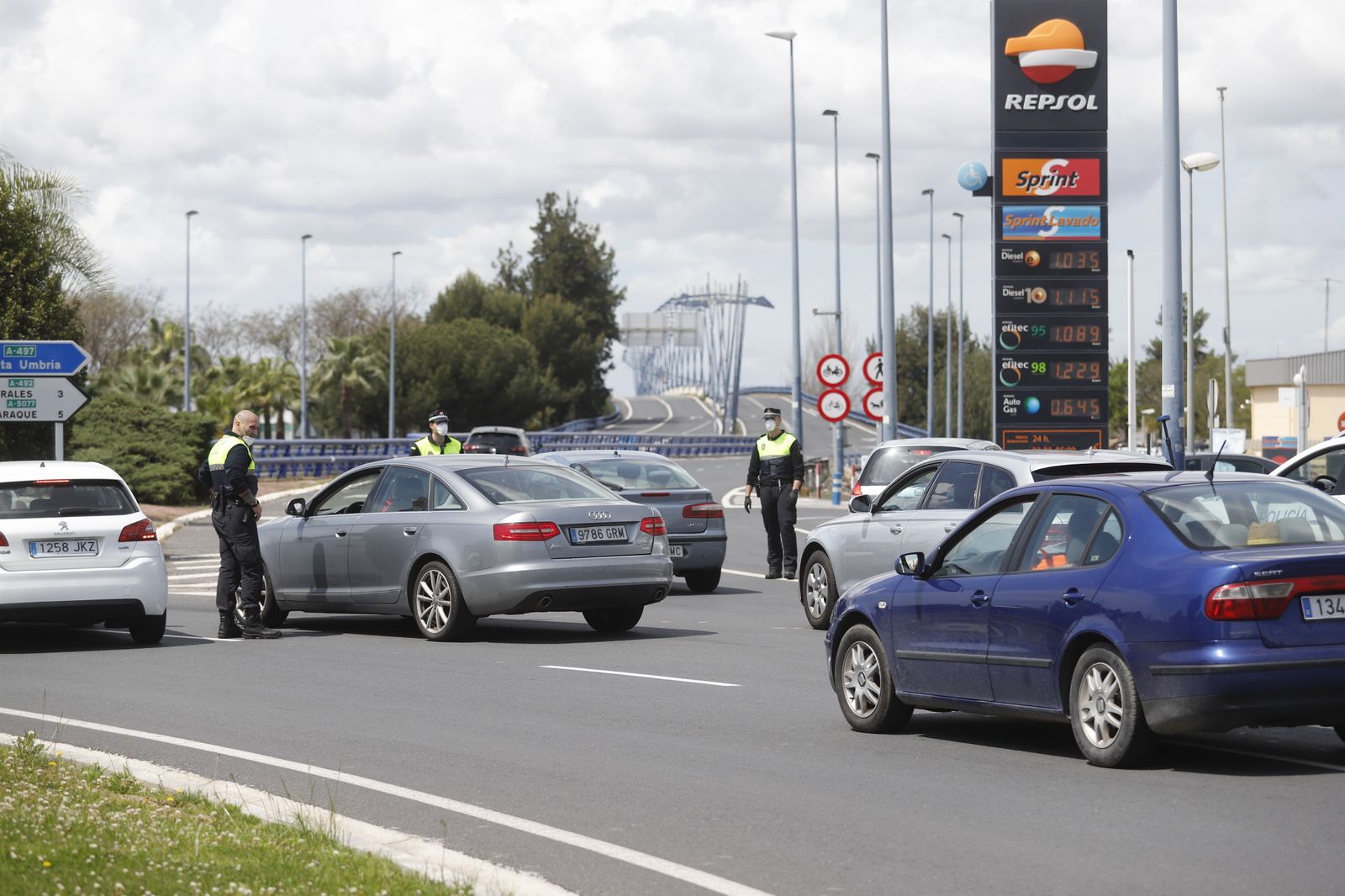 Imágenes del sábado de confinamiento