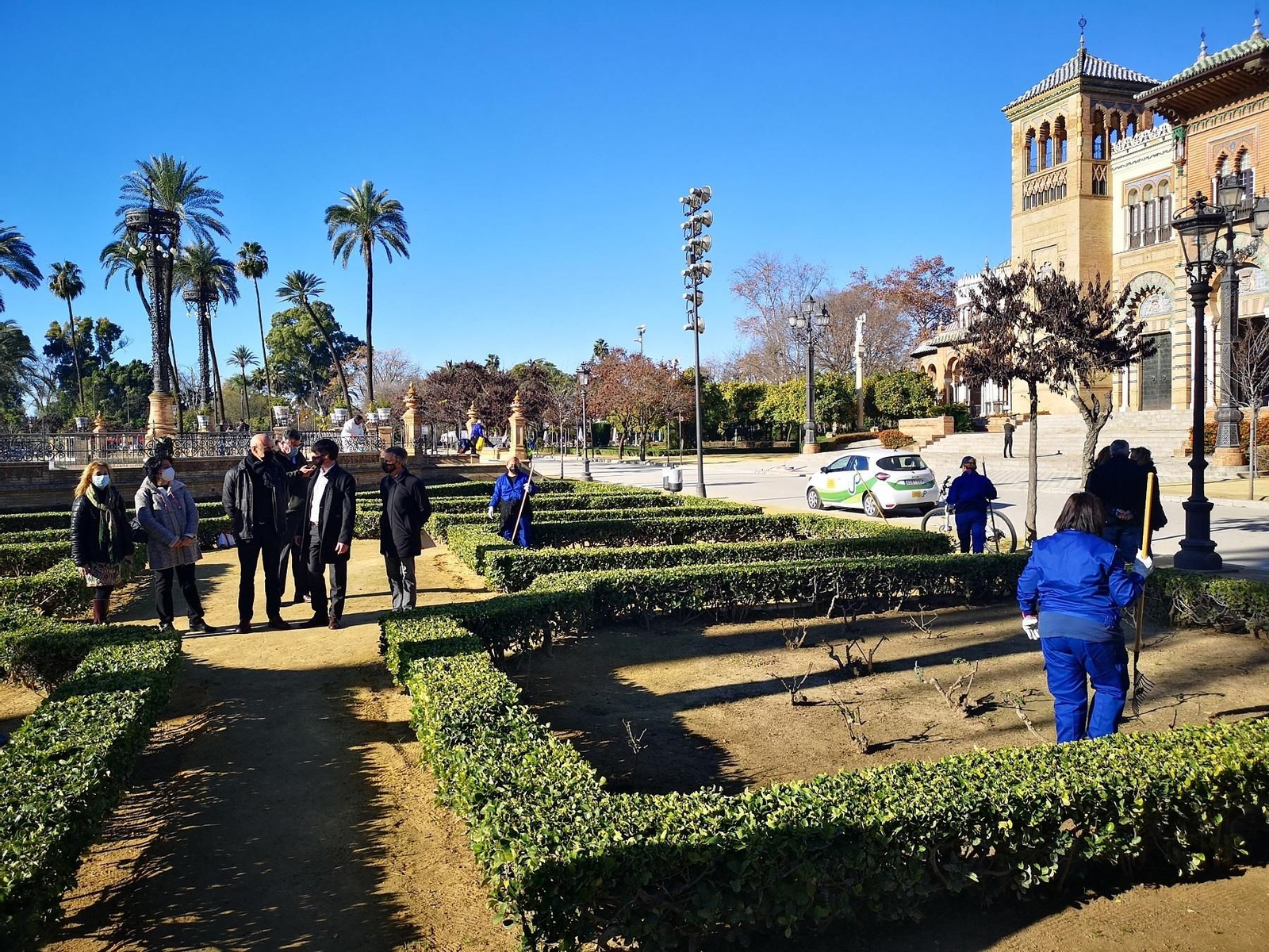 Nuevo plan de empleo con 128 trabajadores para el Parque de María Luisa