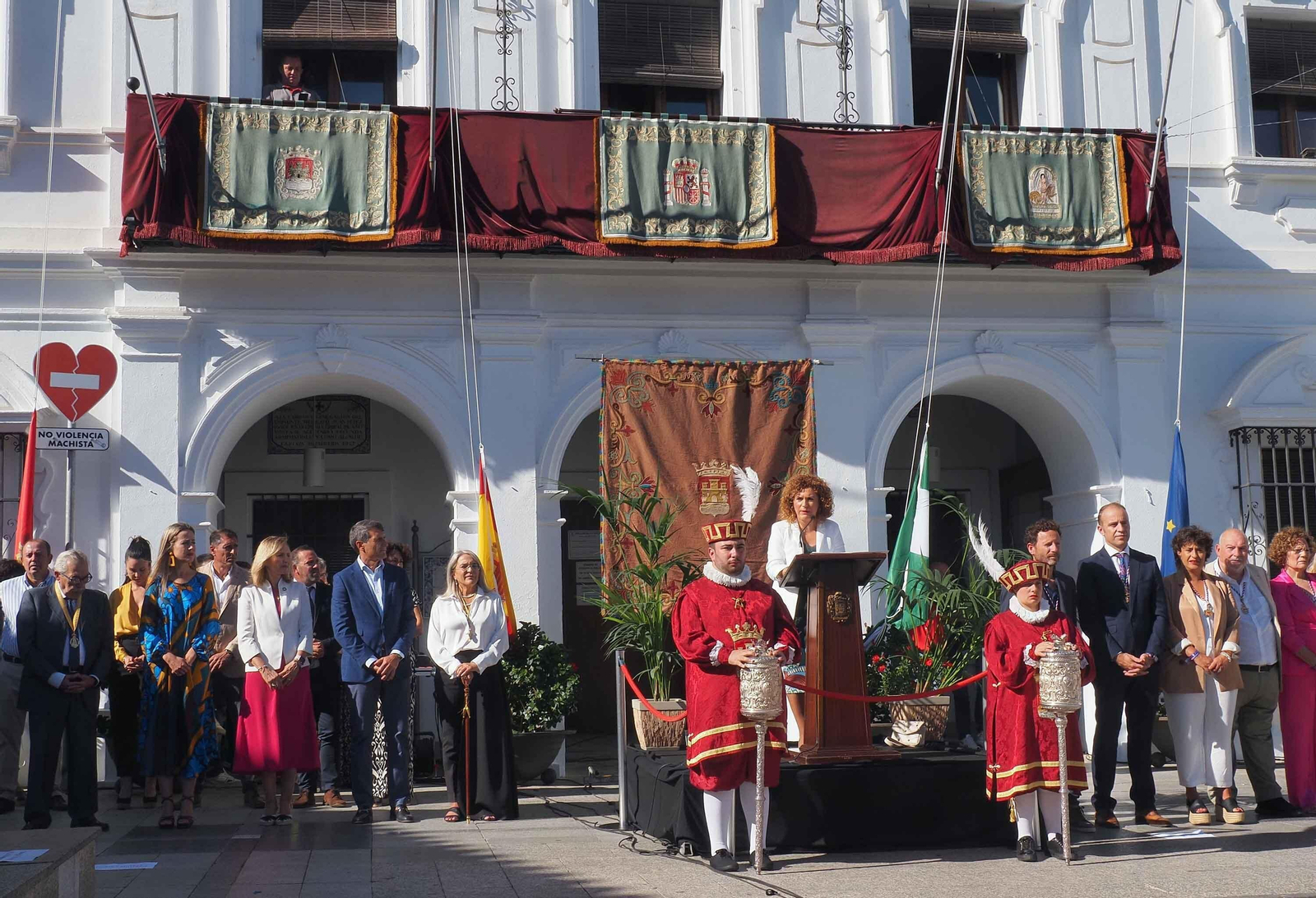 Imágenes del inicio de la Feria de Octubre en Cartaya