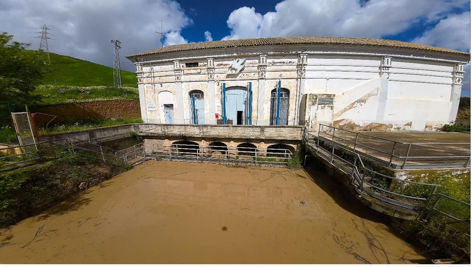 La central hidroeléctrica de Endesa de San Calixto (Herrera, Sevilla)