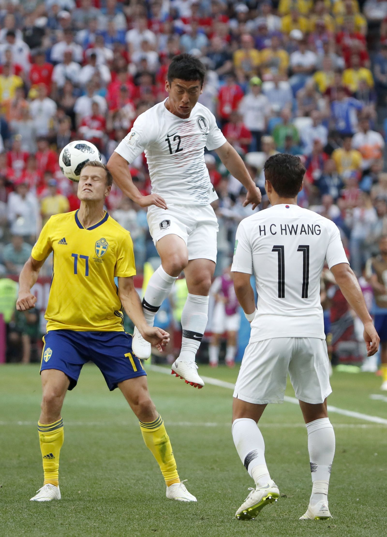 Las imágenes del Suecia-Corea del Sur