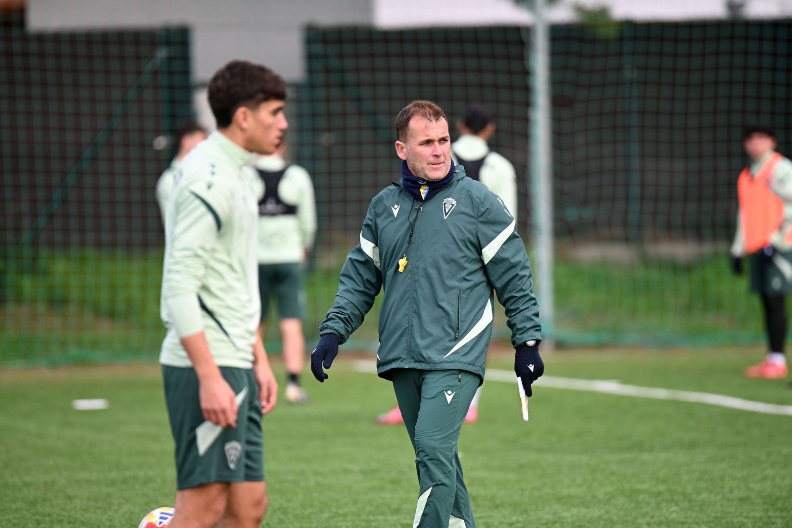 Francisco Cordero 'Rubio', entrenador del Cádiz Mirandilla.