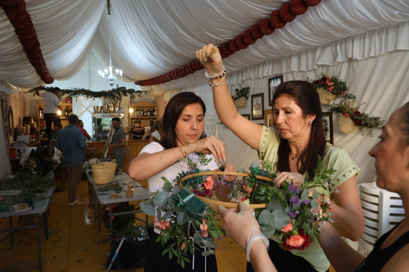 Ultimando los preparativos para la Feria del Caballo