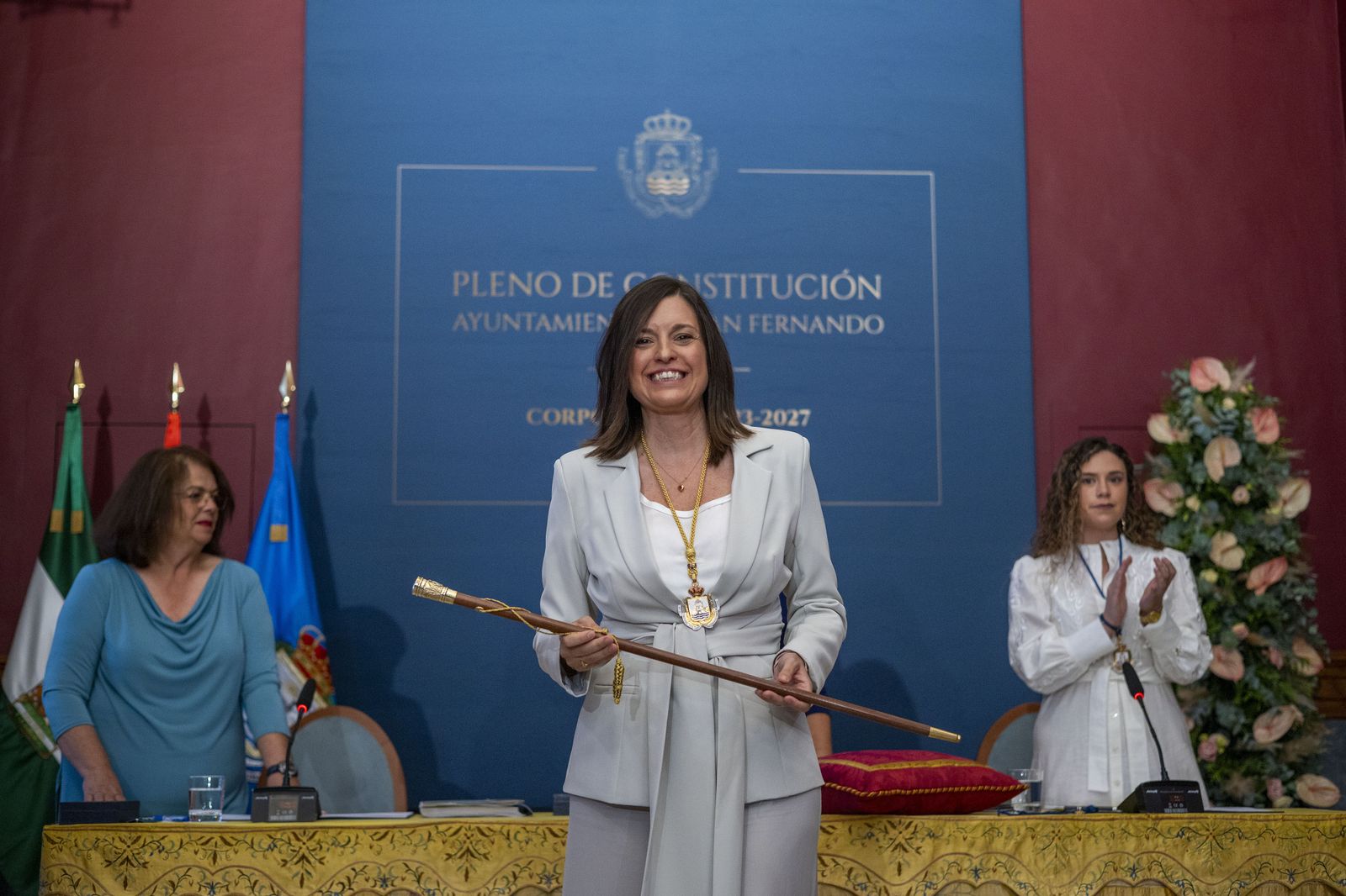 Las imágenes de la investidura de Patricia Cavada como alcaldesa de San Fernando