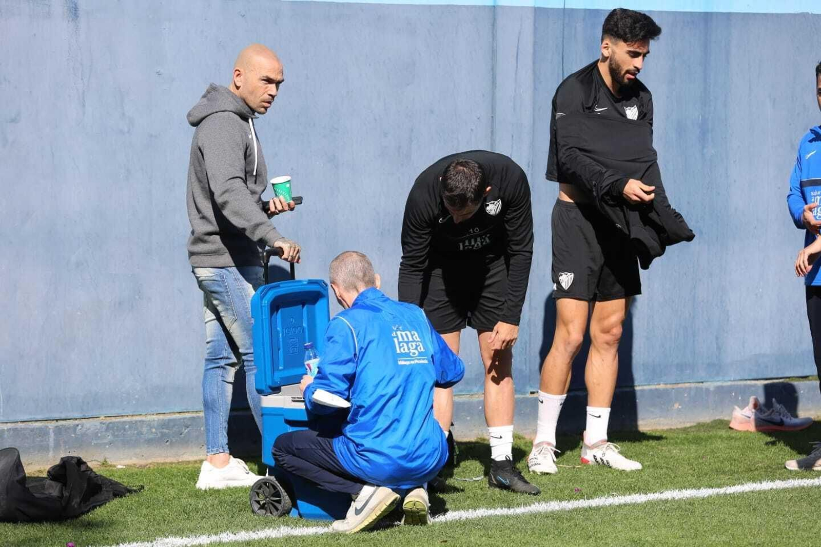 Galería: Alegría en el Málaga CF en su vuelta al trabajo
