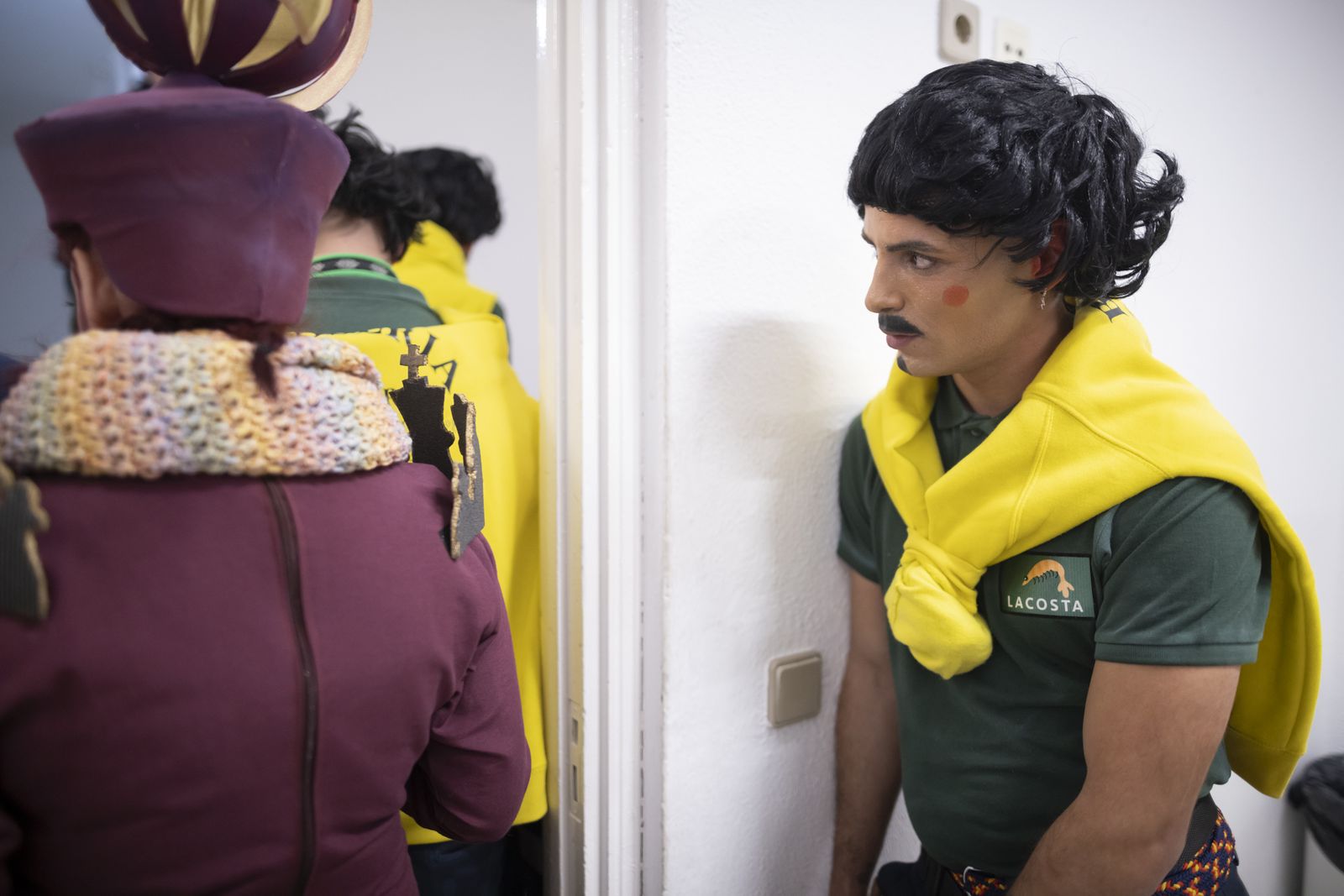 Ambiente en la final  del Carnaval Colombino