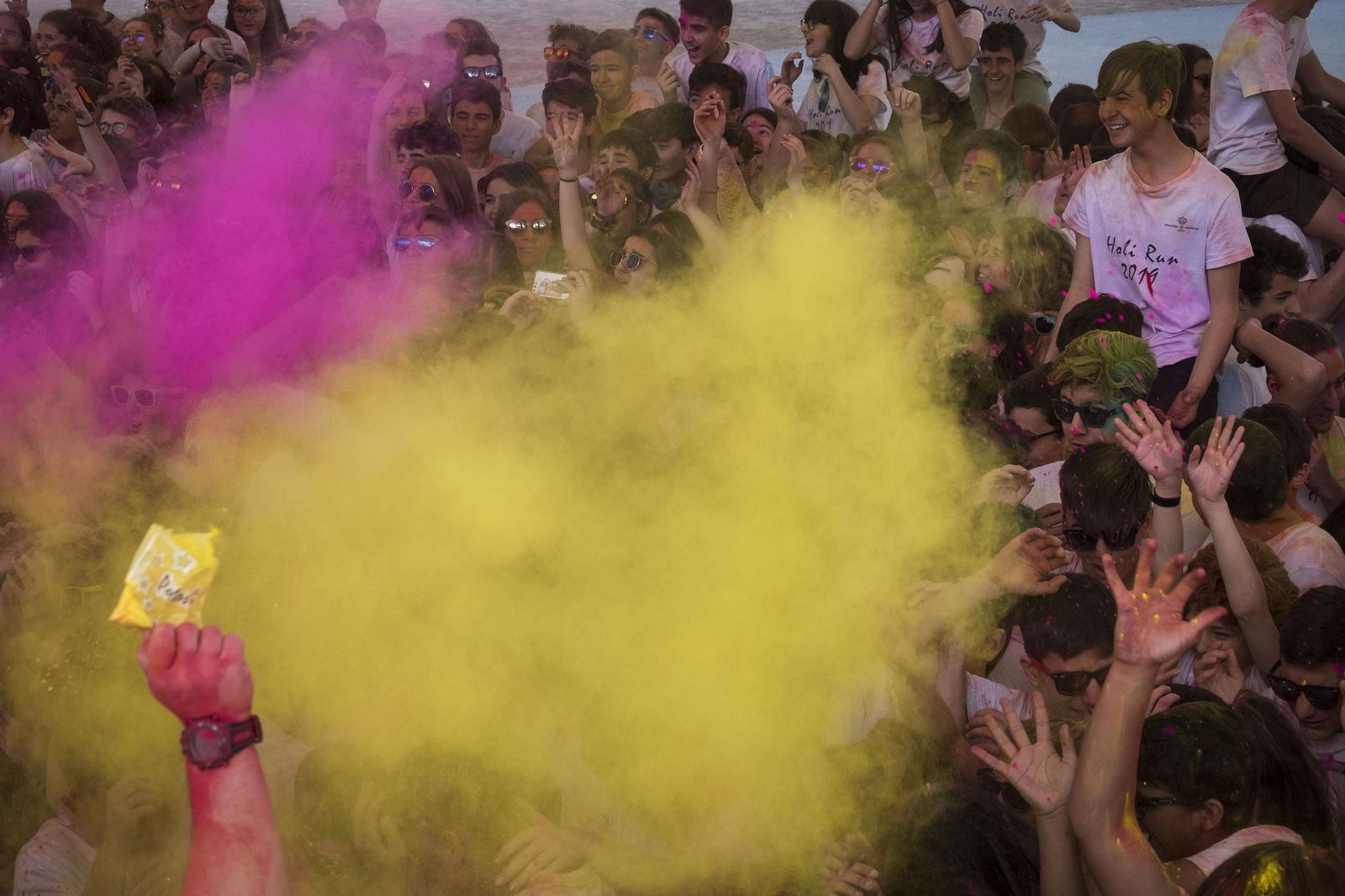 La Holi Run en imágenes