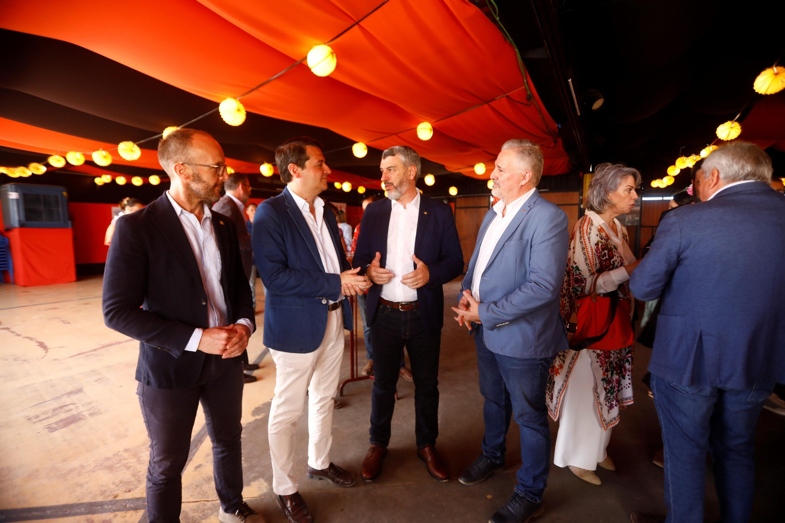 Las recepciones del miércoles de la Feria de Córdoba, en imágenes