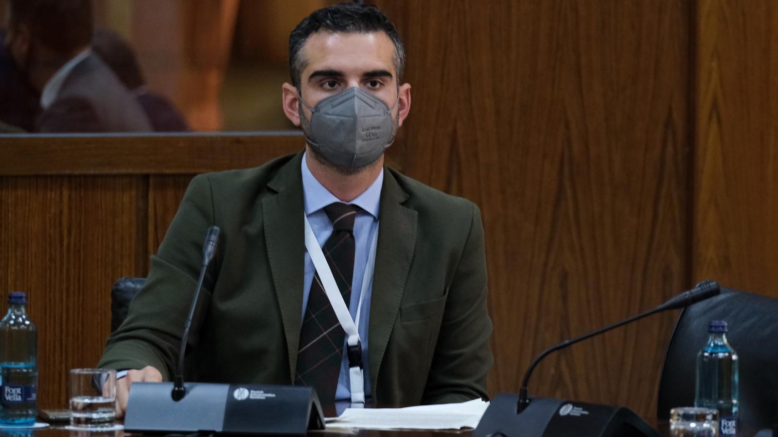 El alcalde de Almería durante la reunión con homólogos, la Junta y FAMP