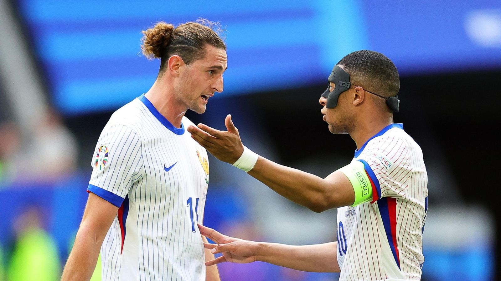 Rabiot en un encuentro con Francia esta pasada Eurocopa