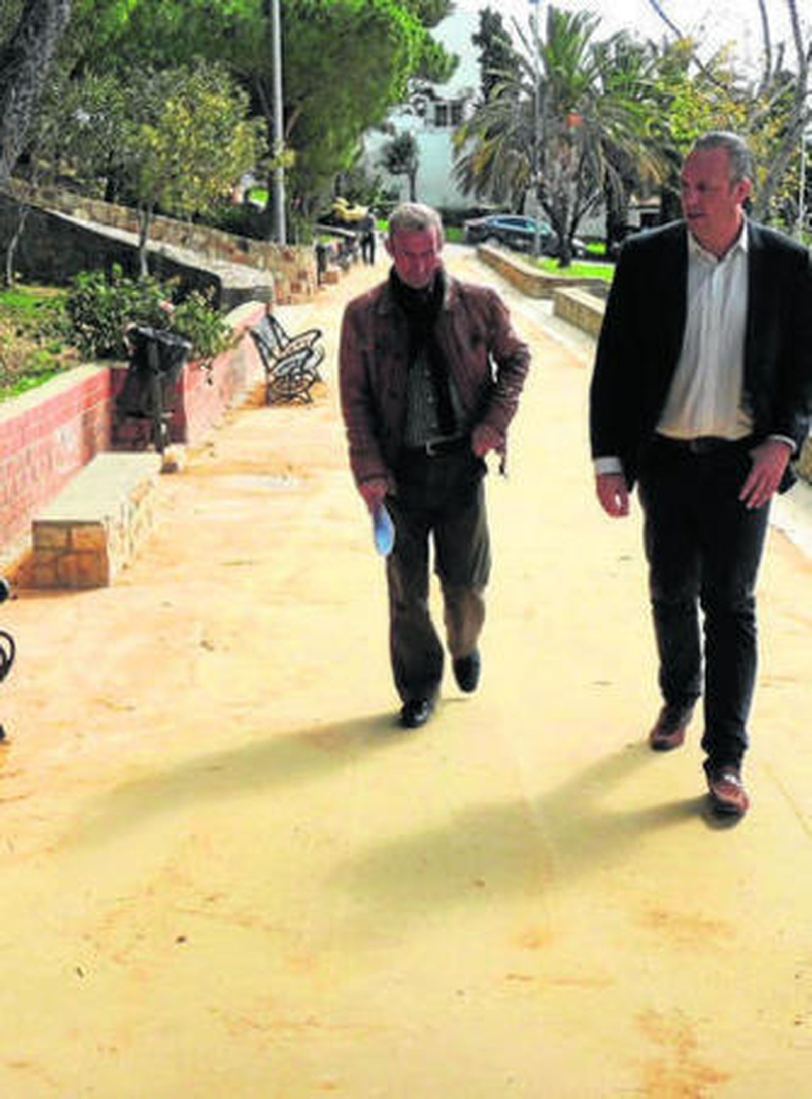 Ruiz Boix y Vera, ayer en Los Cañones.