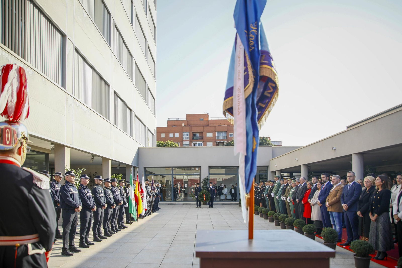Las imágenes del acto institucional de la Policía Local de Almería con motivo de la festividad de su patrón, San Esteban