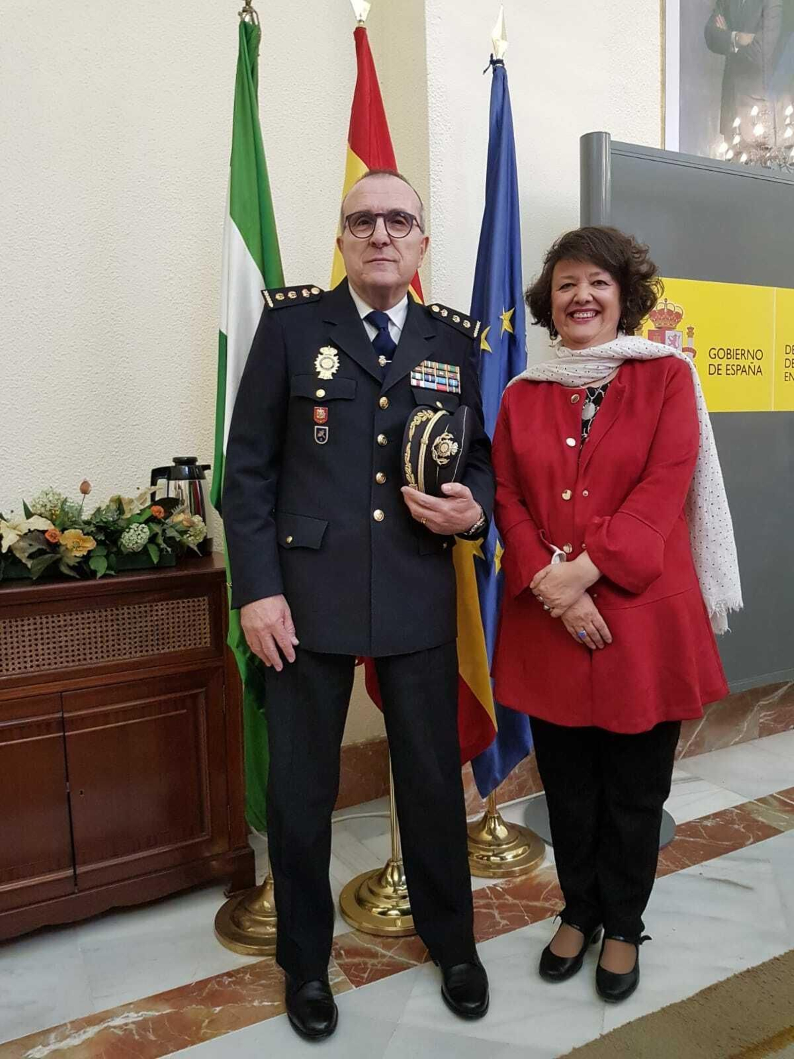 Gómez y Valenzuela, tras su encuentro. Gómez y Valenzuela, tras su encuentro.