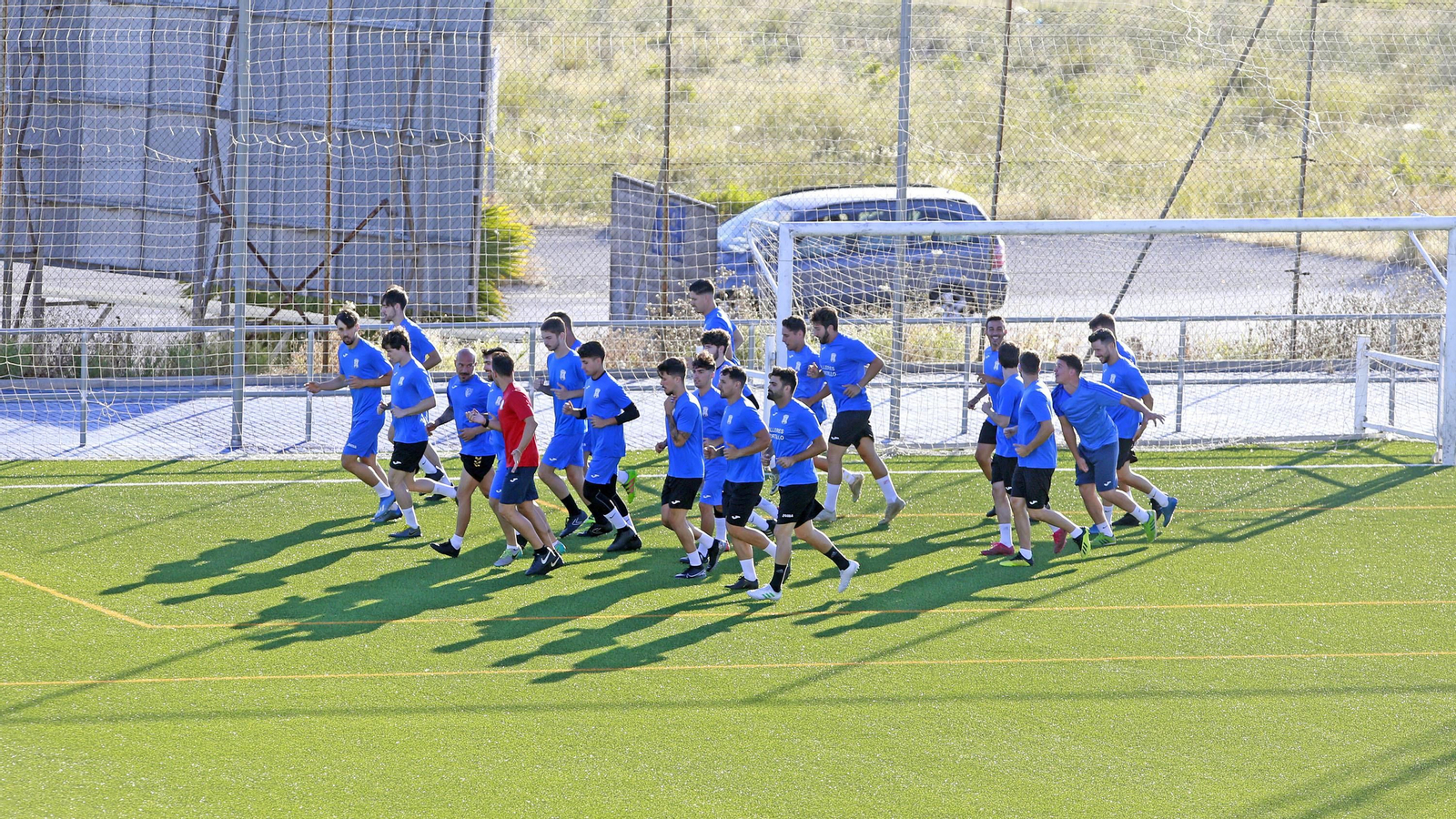 El Jerez Industrial entrenado en Picadueña