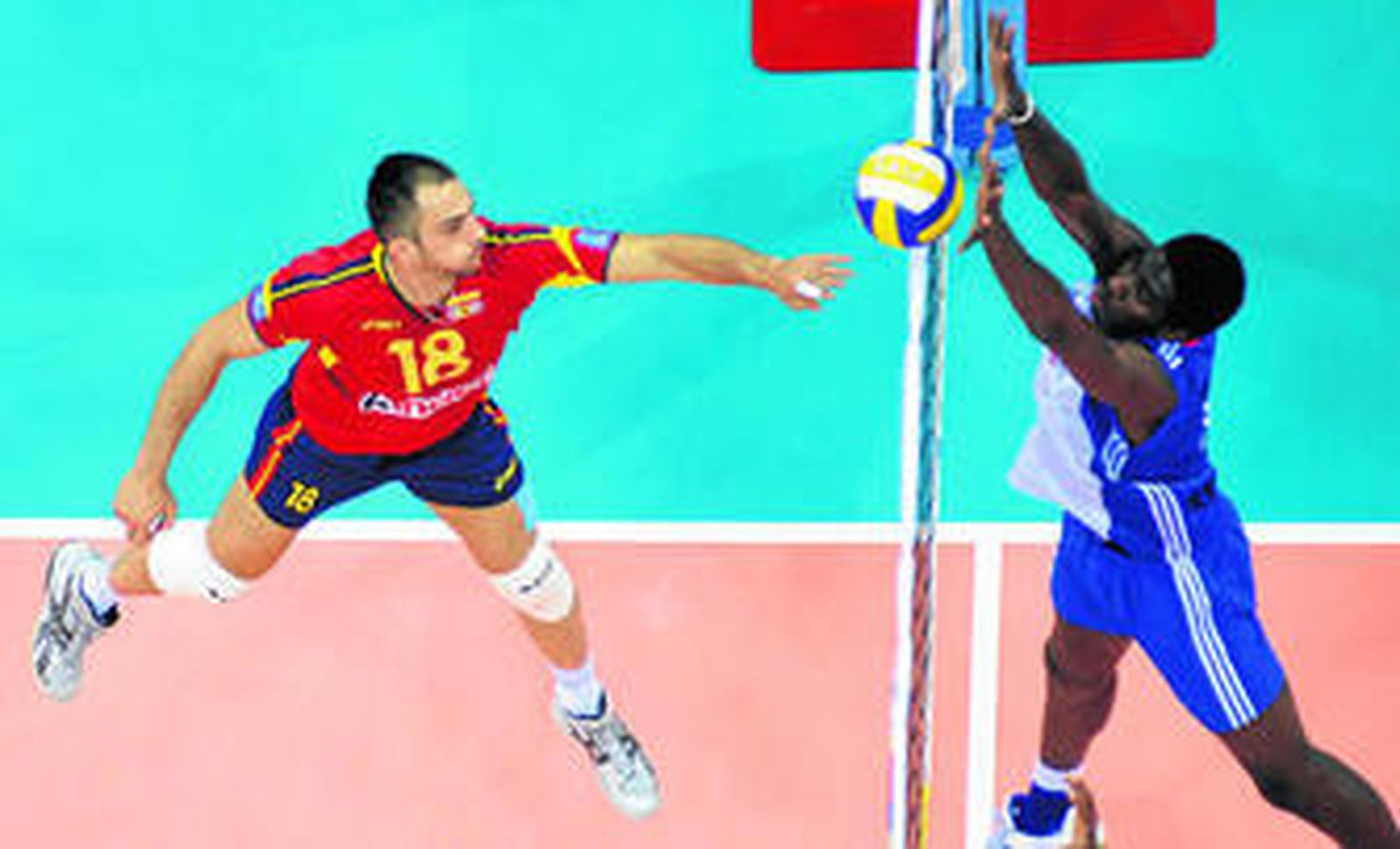 Israel Rodríguez, en un partido que la selección española disputó ante el combinado de Cuba.