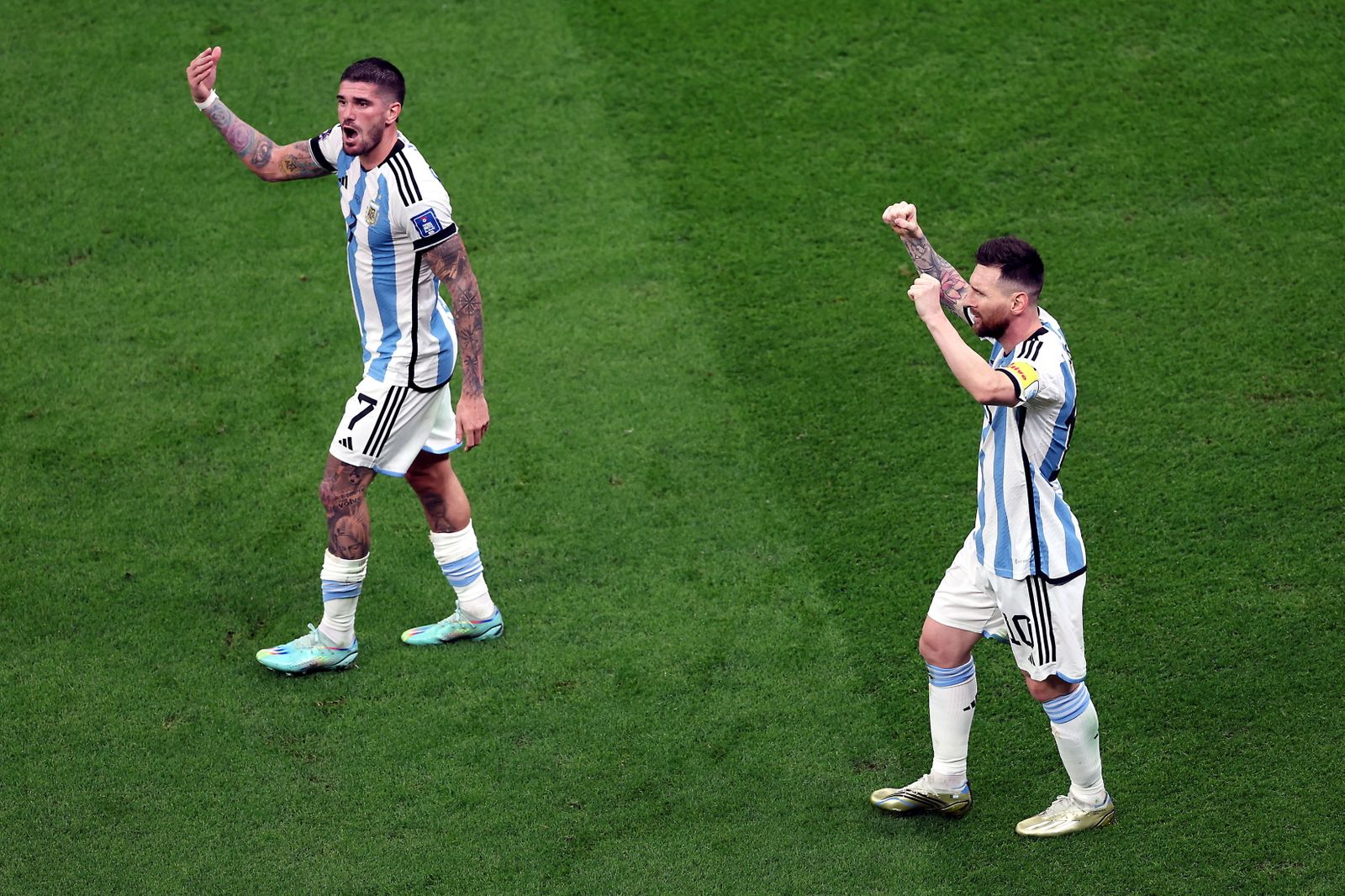 Las fotos de Messi contra Croacia