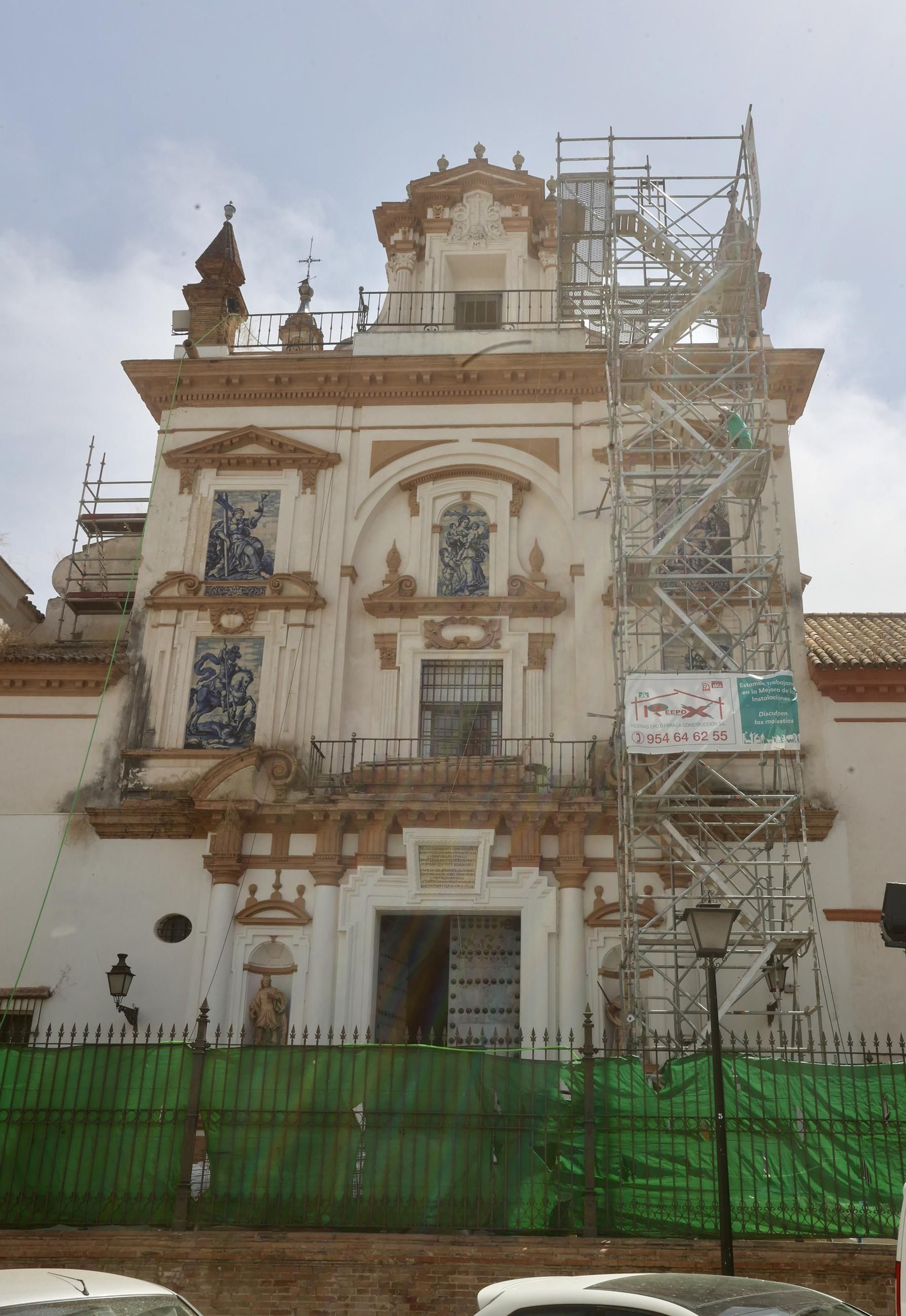 Obras en la Iglesia de La Caridad