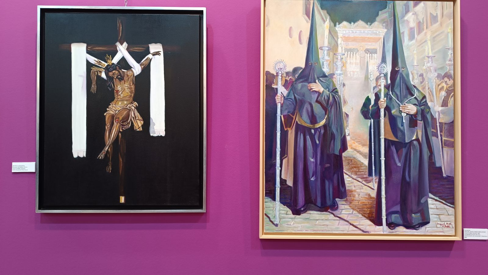 Algunas de las obras que pueden verse