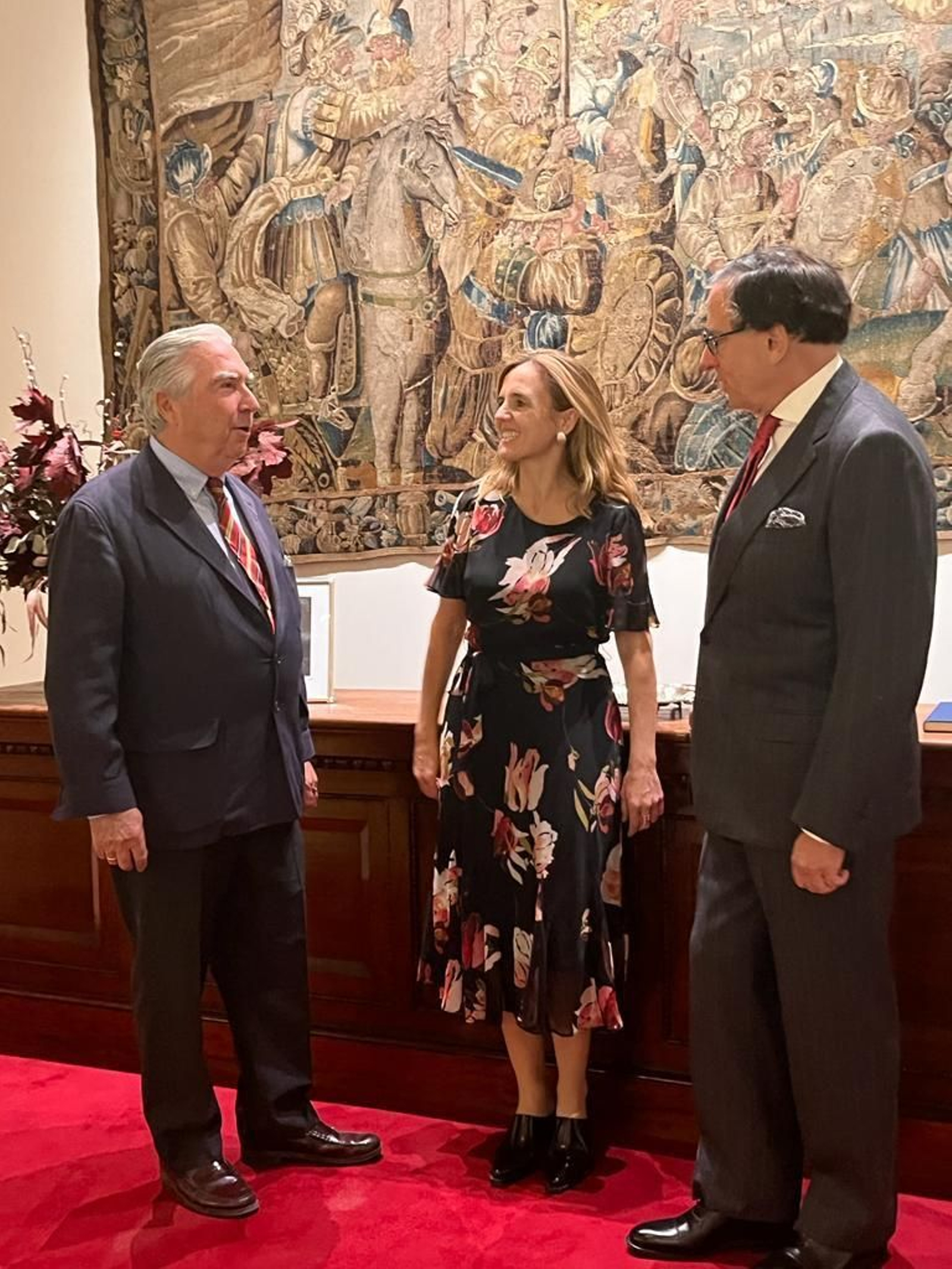 Enrique Moreno de la Cova, Nuria Lozano y Javier Bahamonde.