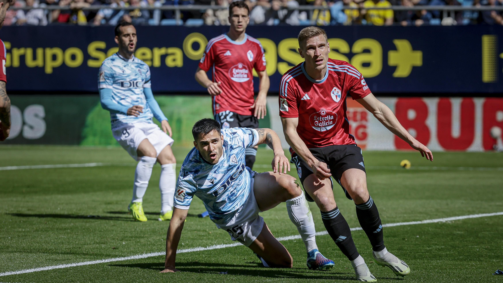 Partido de fútbol Cádiz CF - RC Celta.