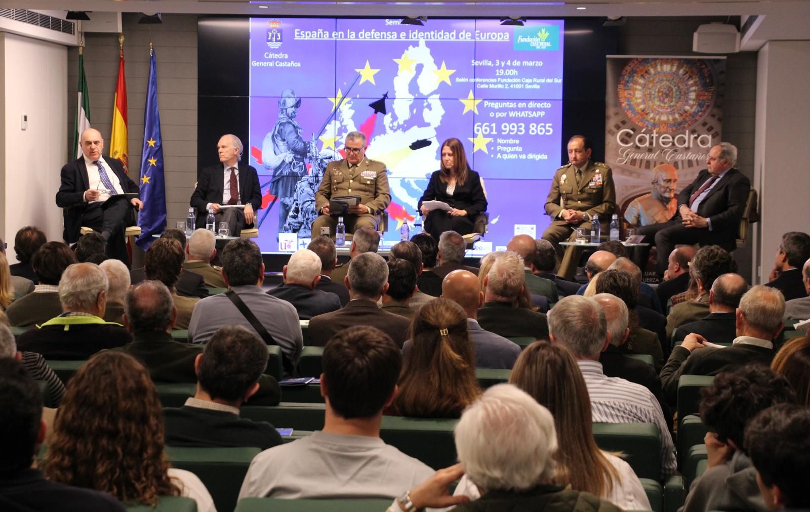 Una de las sesiones organizadas por la Cátedra General Castaños en Sevilla.