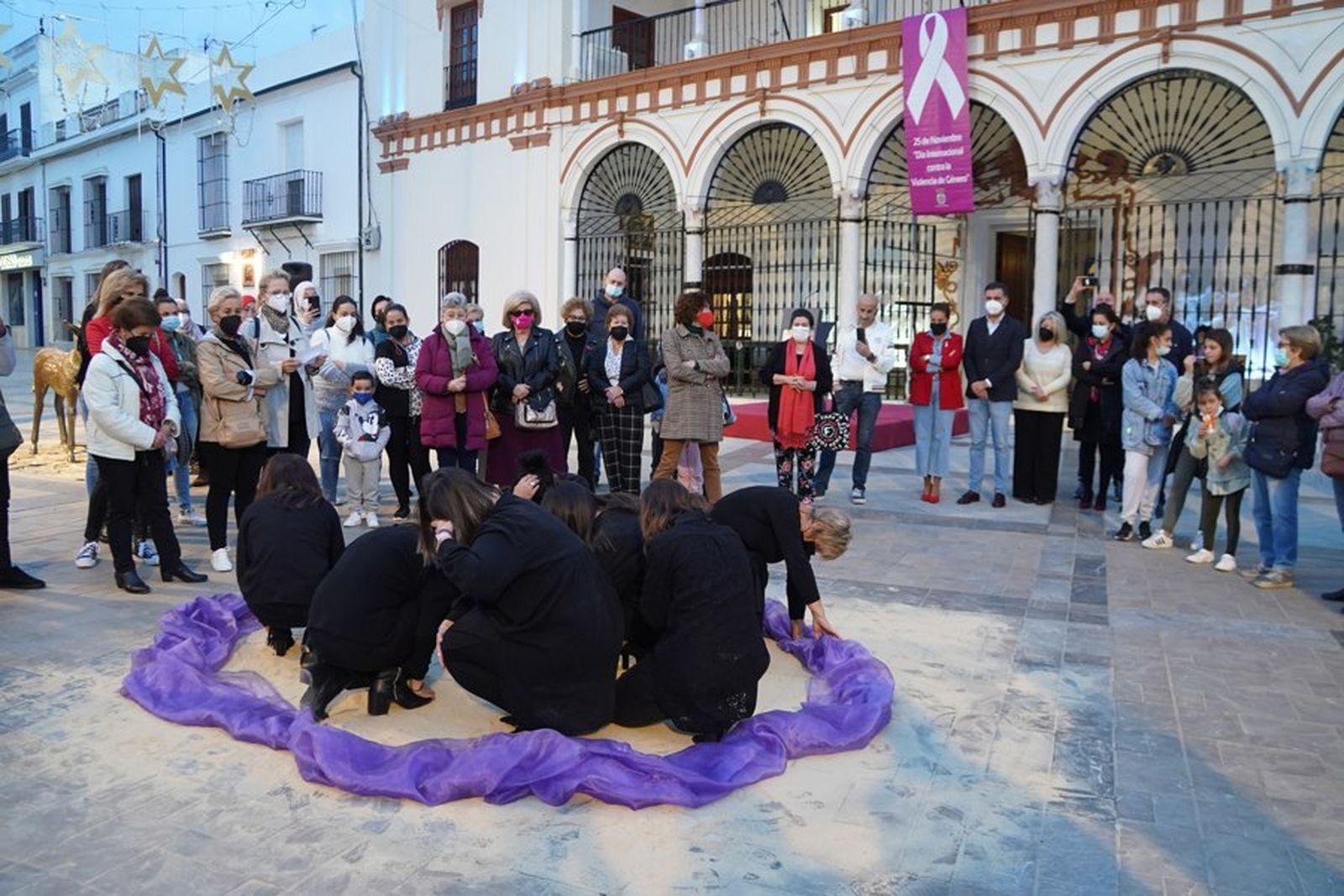'Performance' en el Ayuntamiento de Moguer.