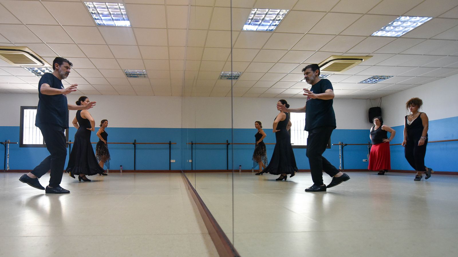 La masterclass de baile impartida por José el Pañero, en imágenes