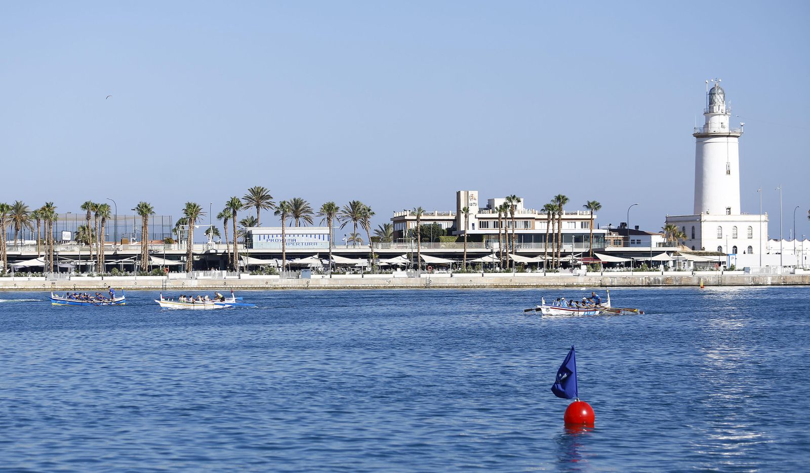 Las fotos de la carrera de jábegas en el puerto de Málaga