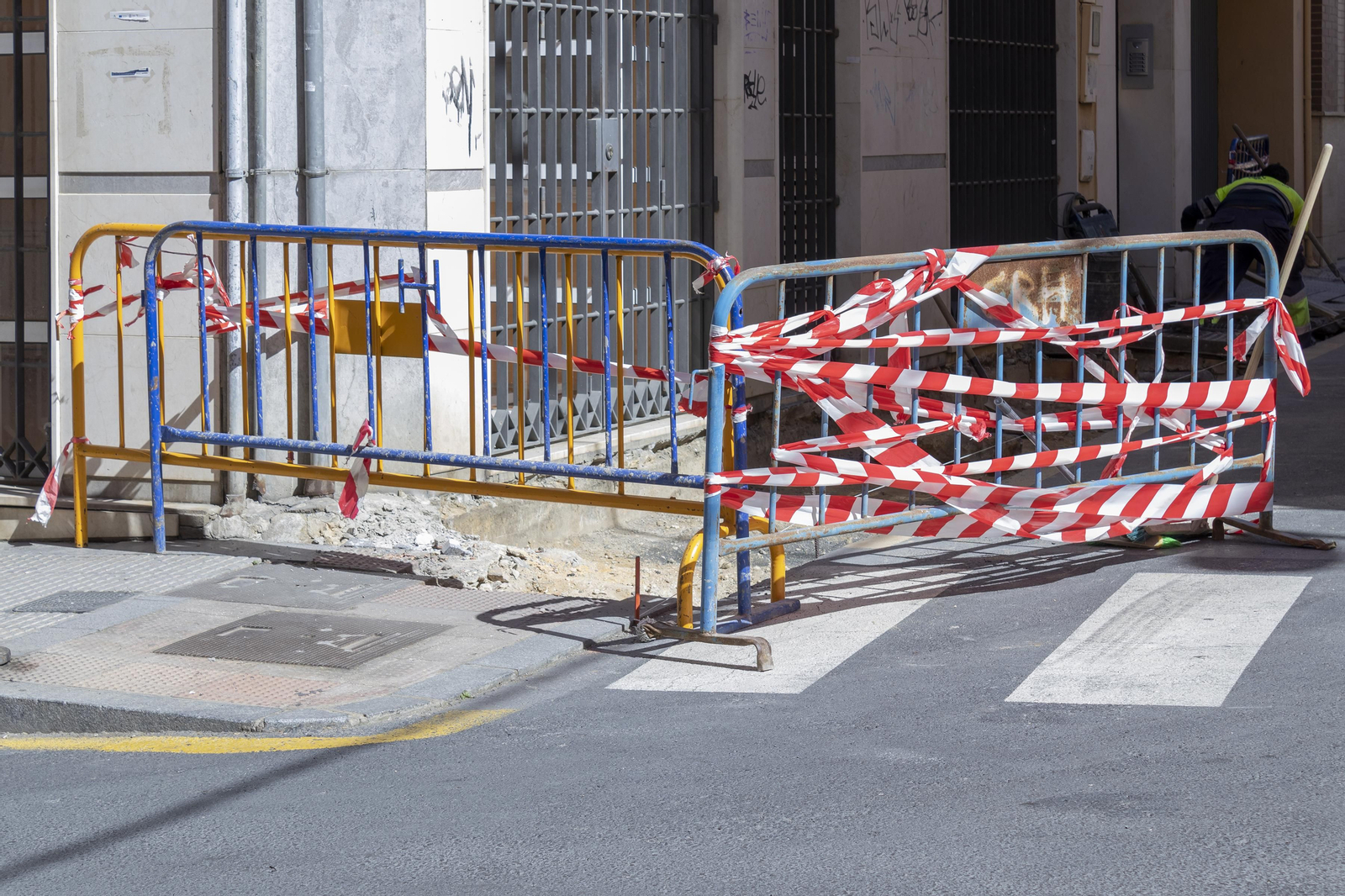 Obras en las calles : Méndez Núñez, Plus Ultra, Gravina y Médico Luis Buendía.