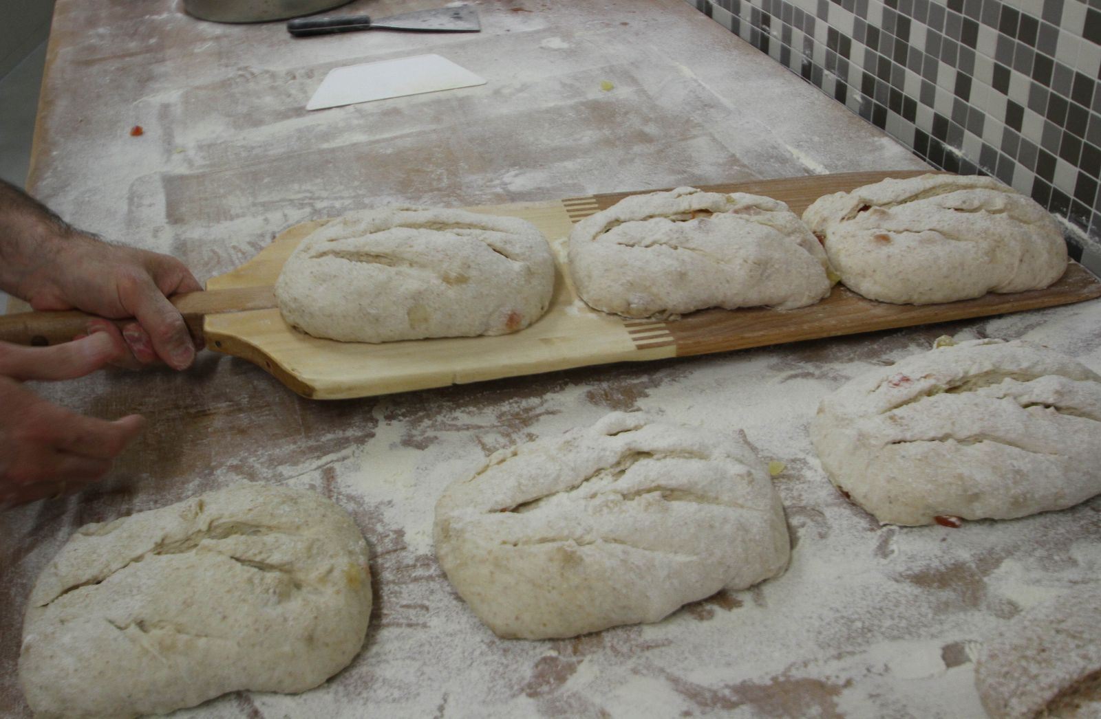 Elaboración de pan.