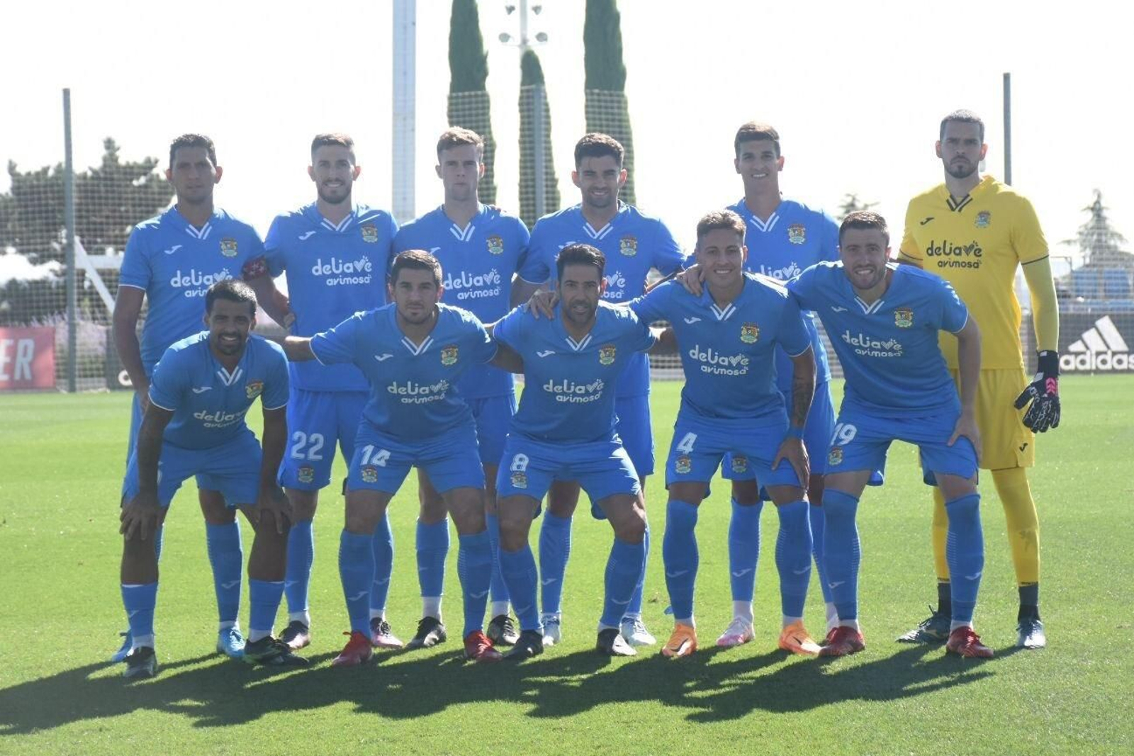 El once del Fuenlabrada, en el duelo de pretemporada ante el Castilla.
