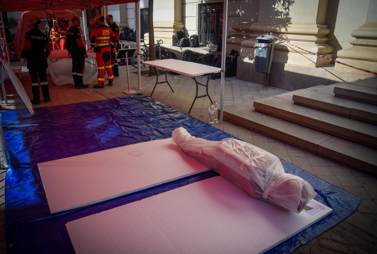 Simulacro de incendio en la Catedral y el Archivo de Indias