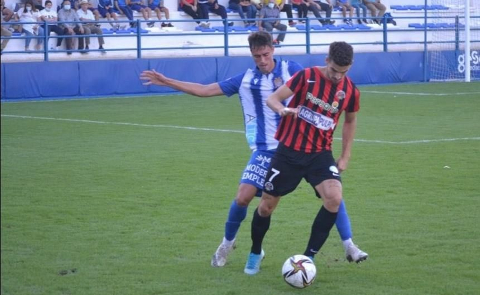 Una imagen del partido en Águilas.